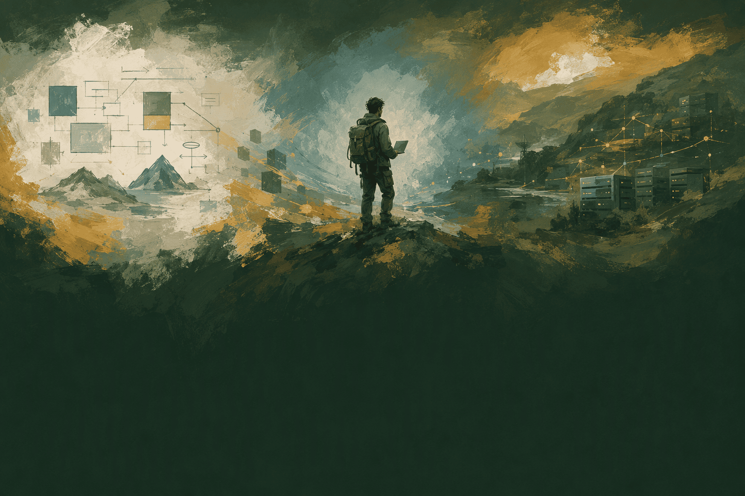 Illustration for Defining the Forward-Deployed Engineer