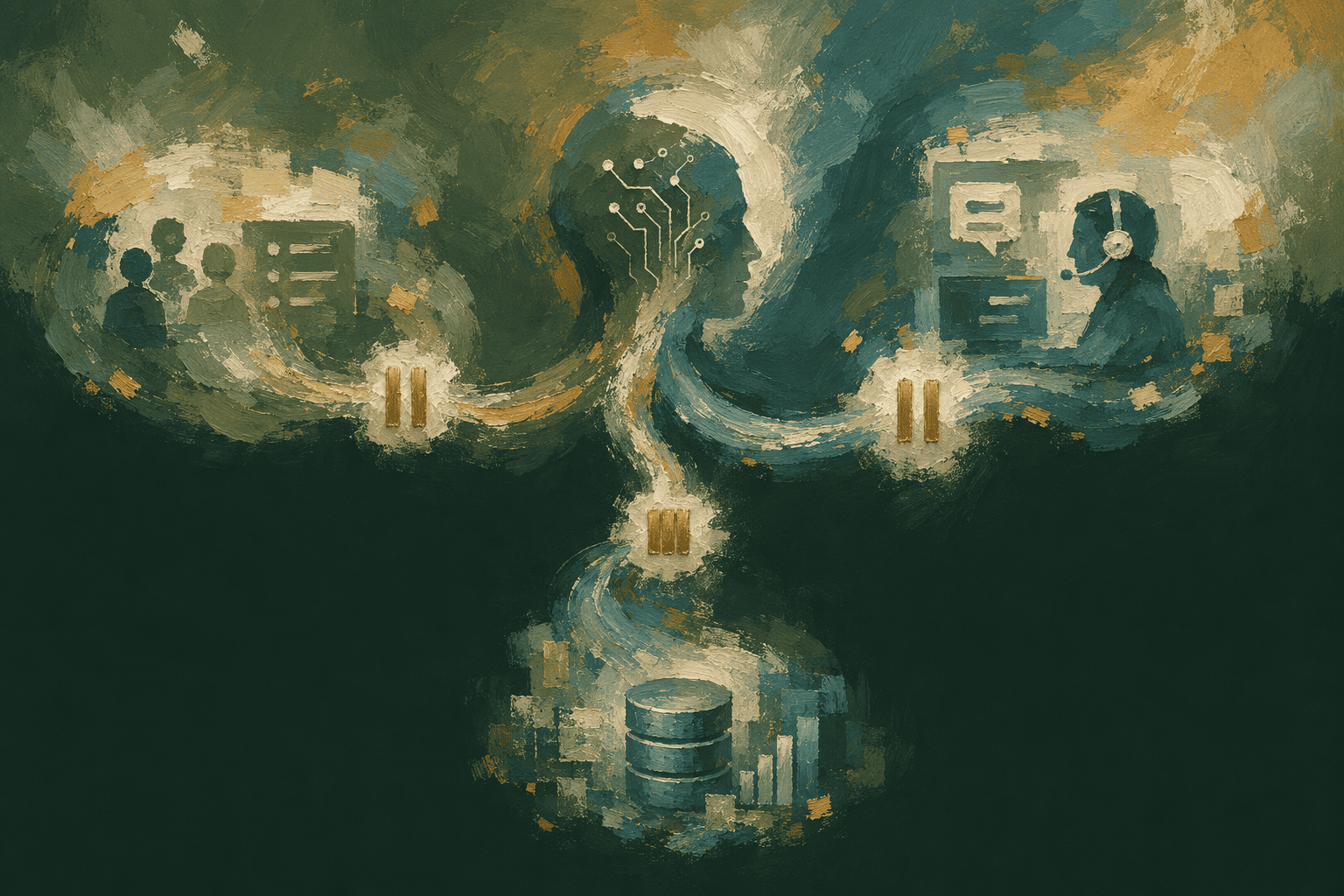 Illustration for Step 2: Define an Embedded AI Workforce Model with Explicit Human-in-the-Loop Checkpoints