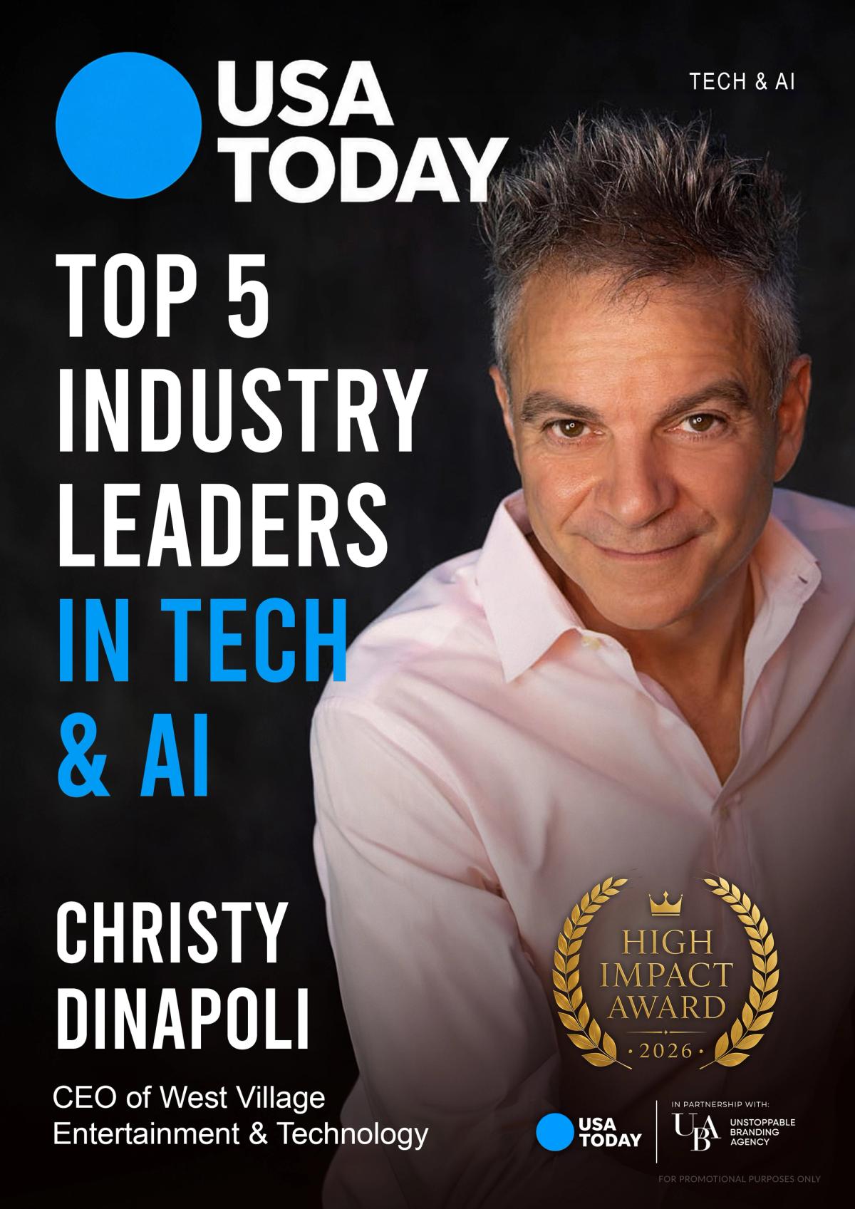 High Impact Awards: Top 5 industry leaders in tech and AI 2026