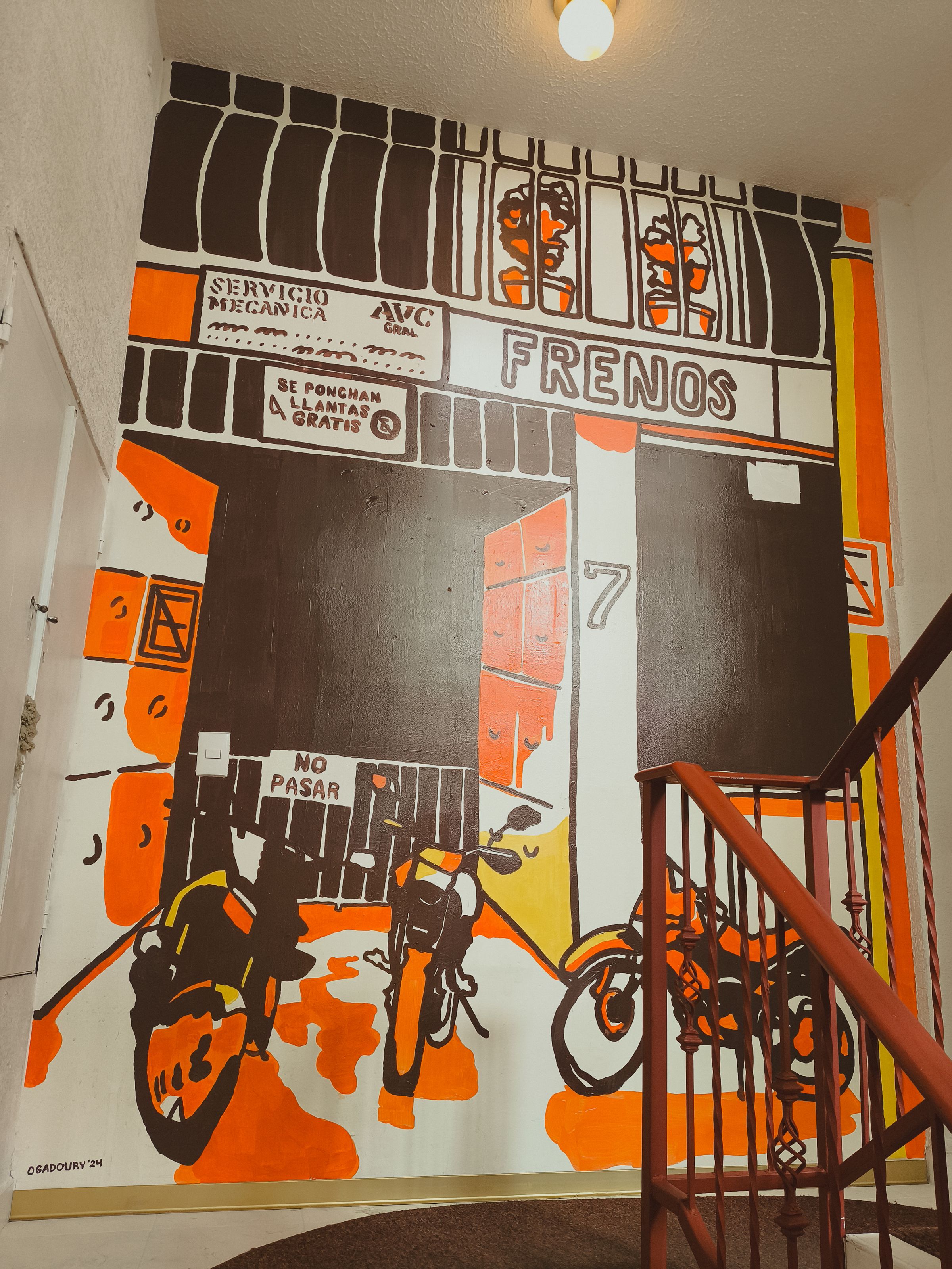 Mural paintings for Apapacho Hostel