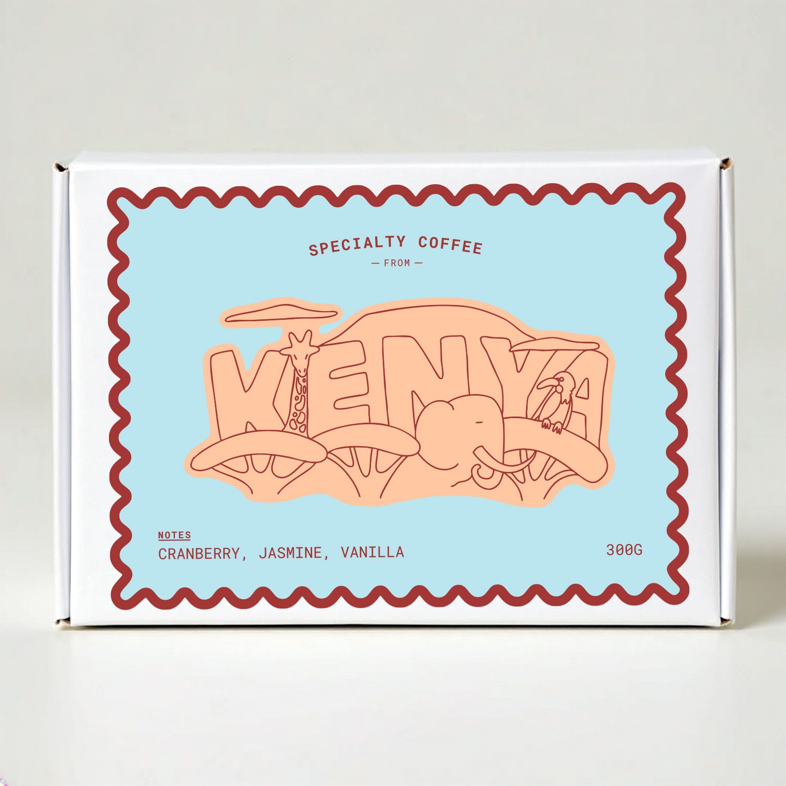 Illustrative packaging for Bean There Coffee Company