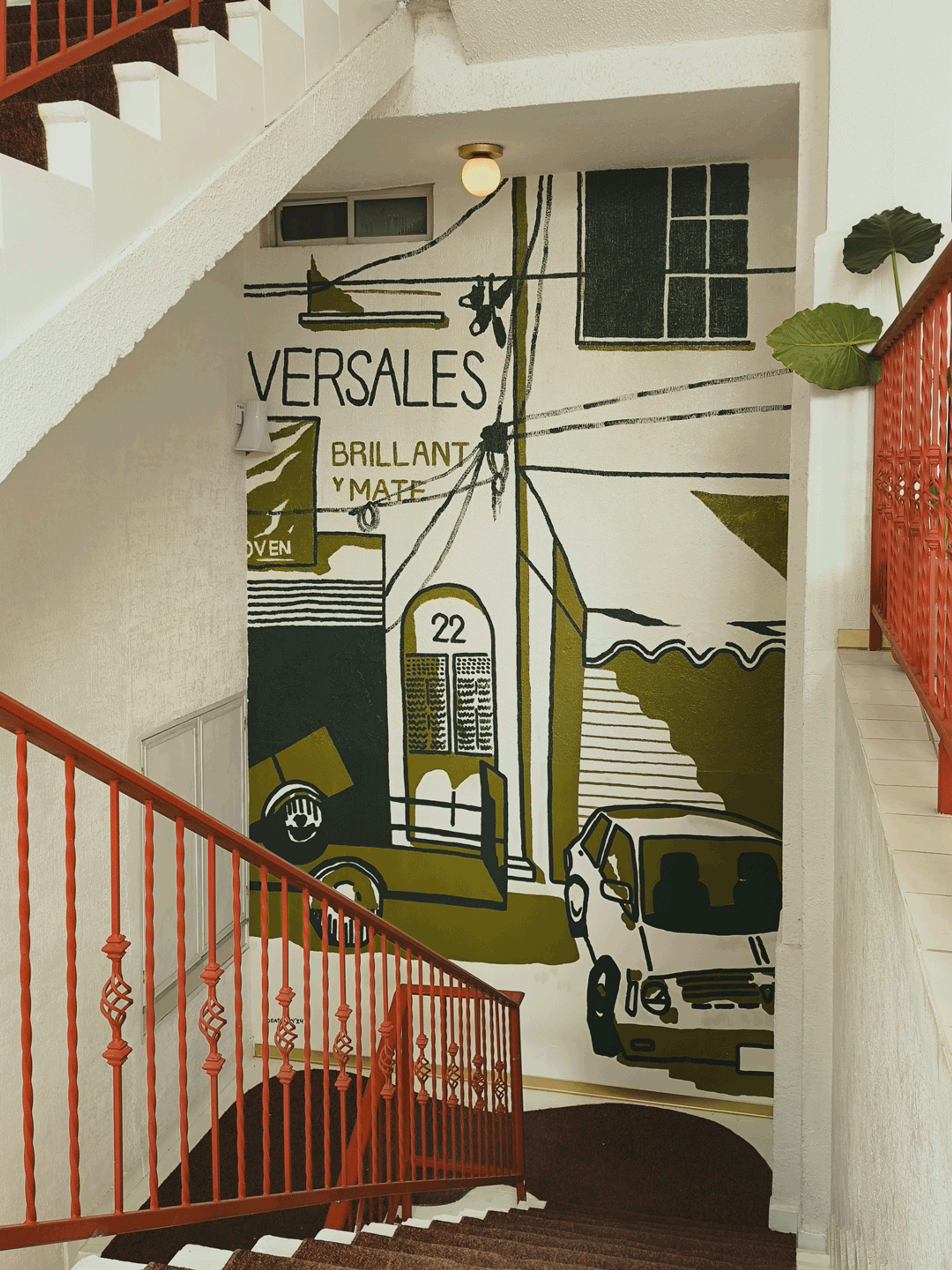 Mural paintings for Apapacho Hostel