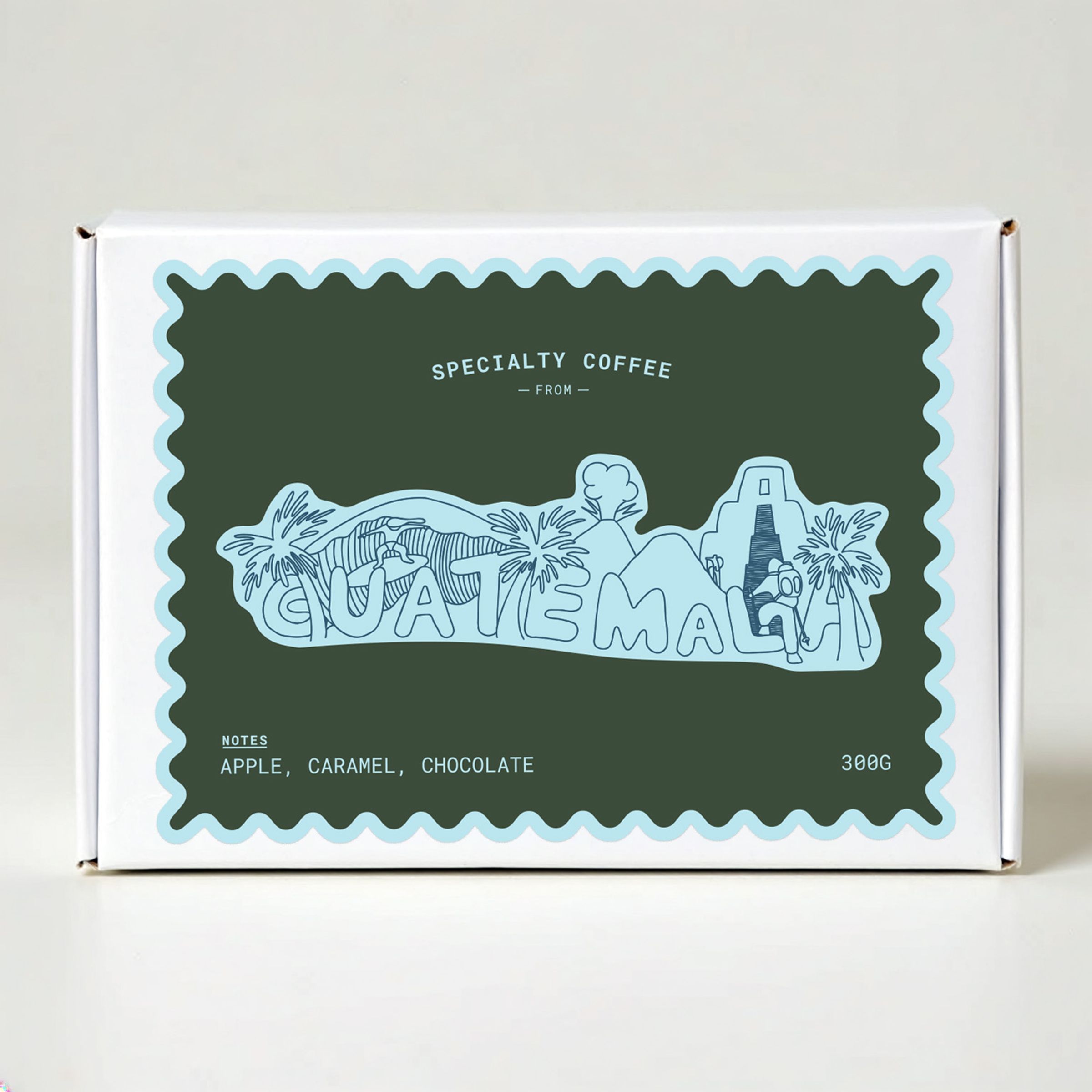Illustrative packaging for Bean There Coffee Company