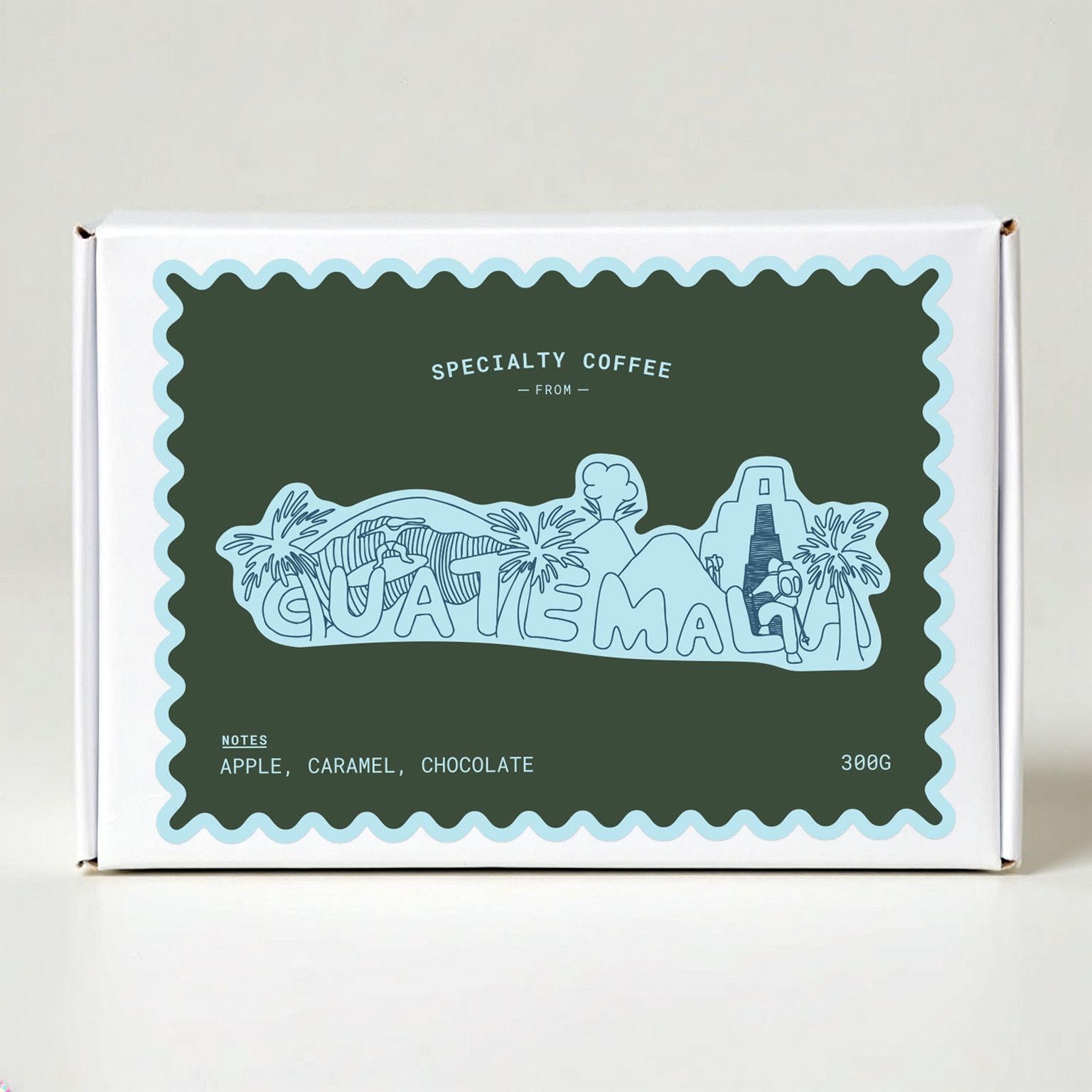 Illustrative packaging for Bean There Coffee Company