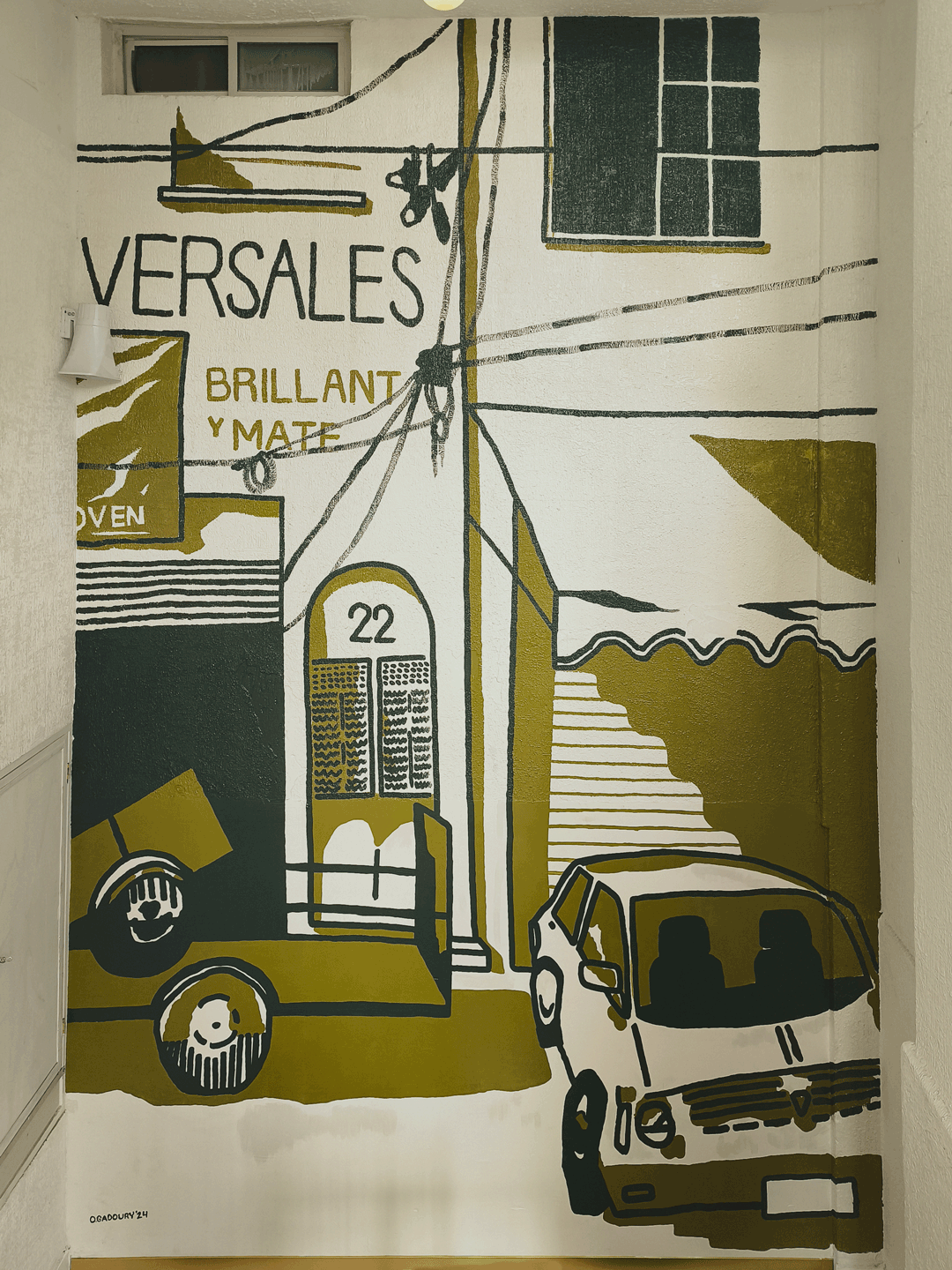 Mural paintings for Apapacho Hostel