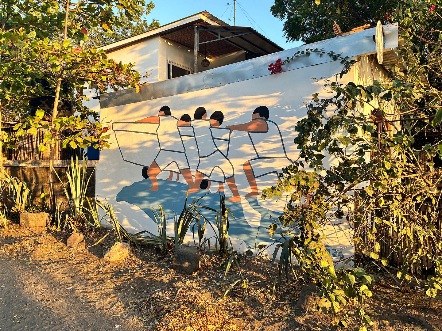 Mural painting for El Oso Cafe