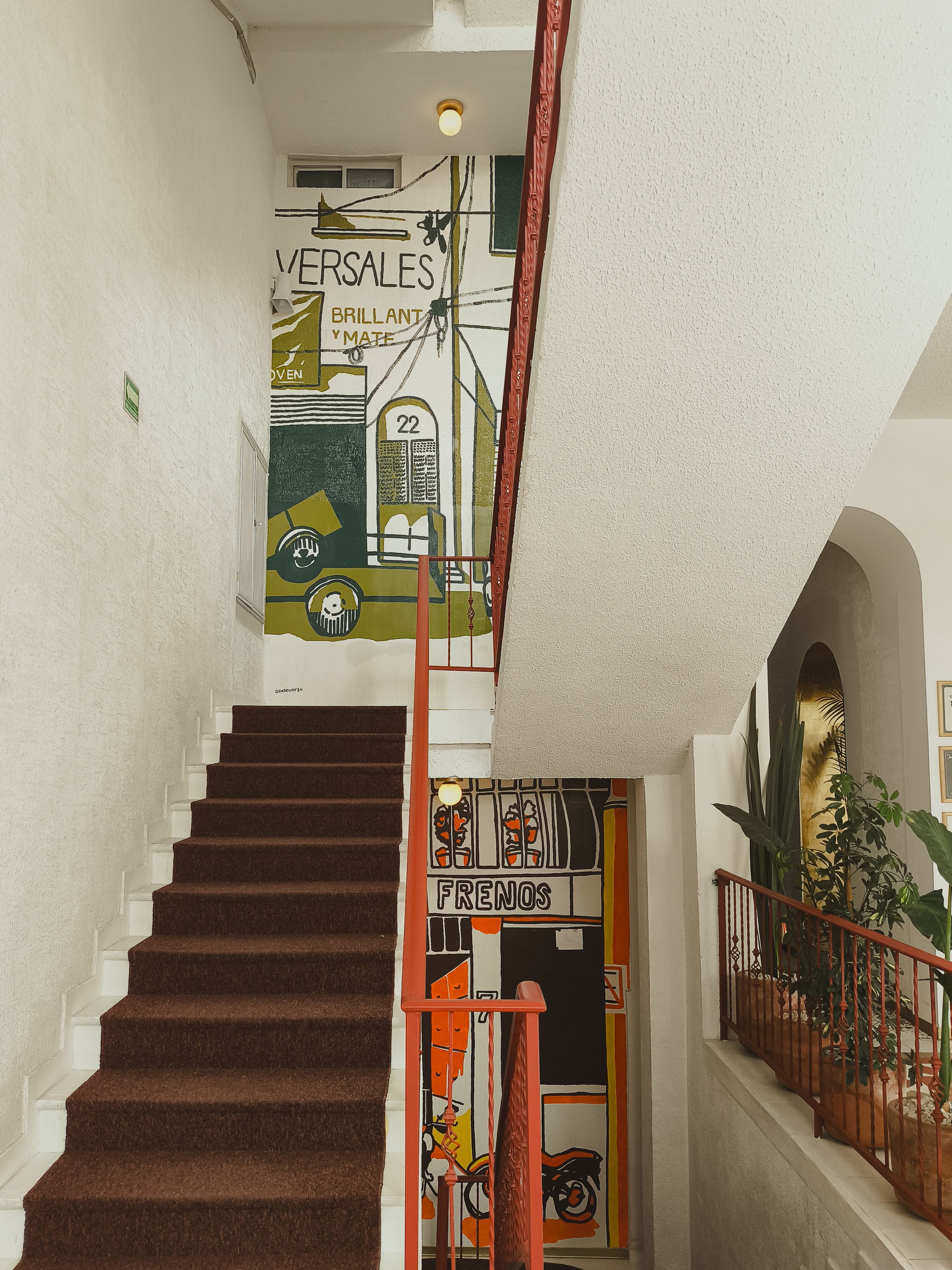 Mural paintings for Apapacho Hostel