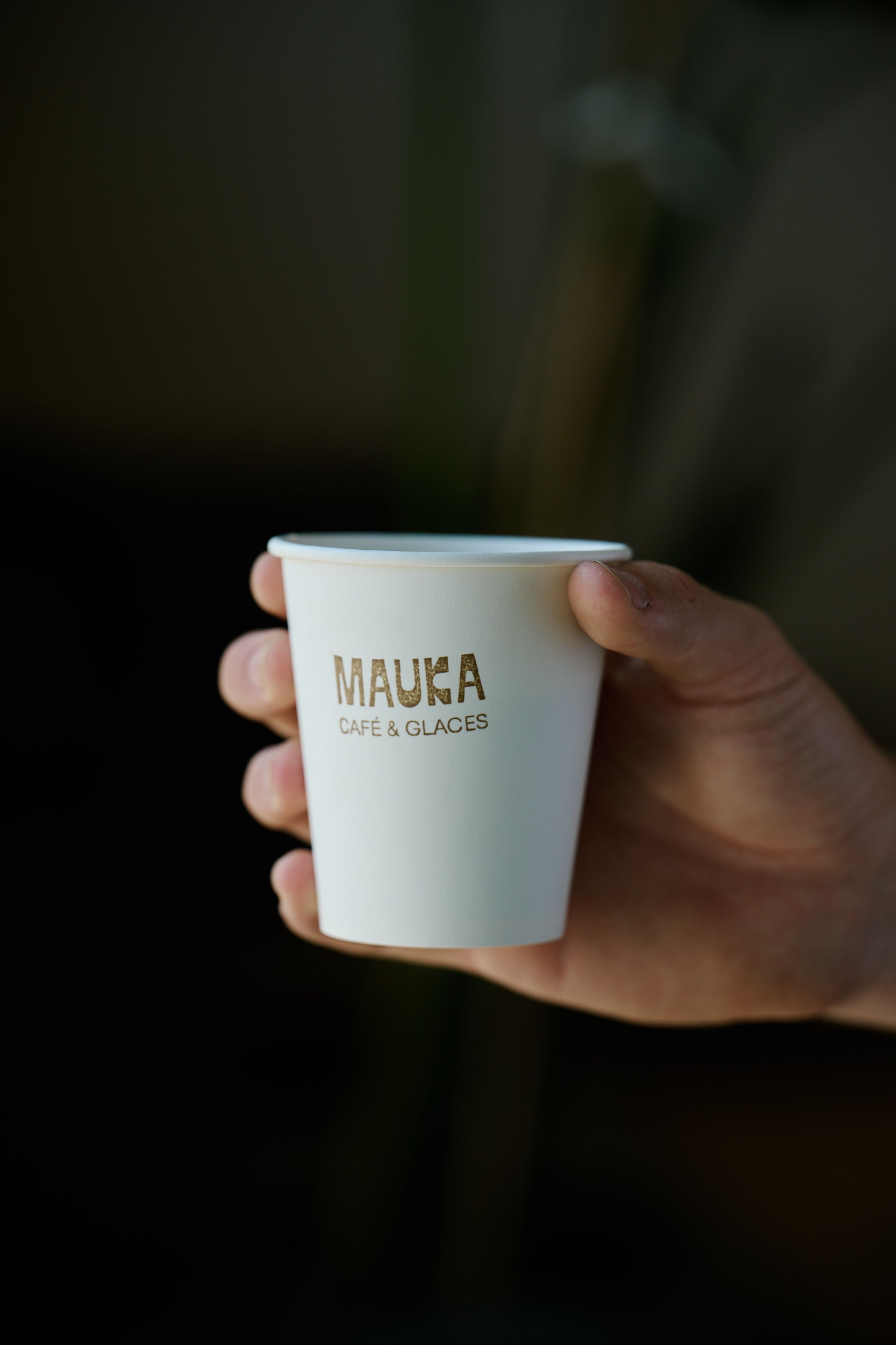 Visual identity and signage for Mauka Café et Glaces