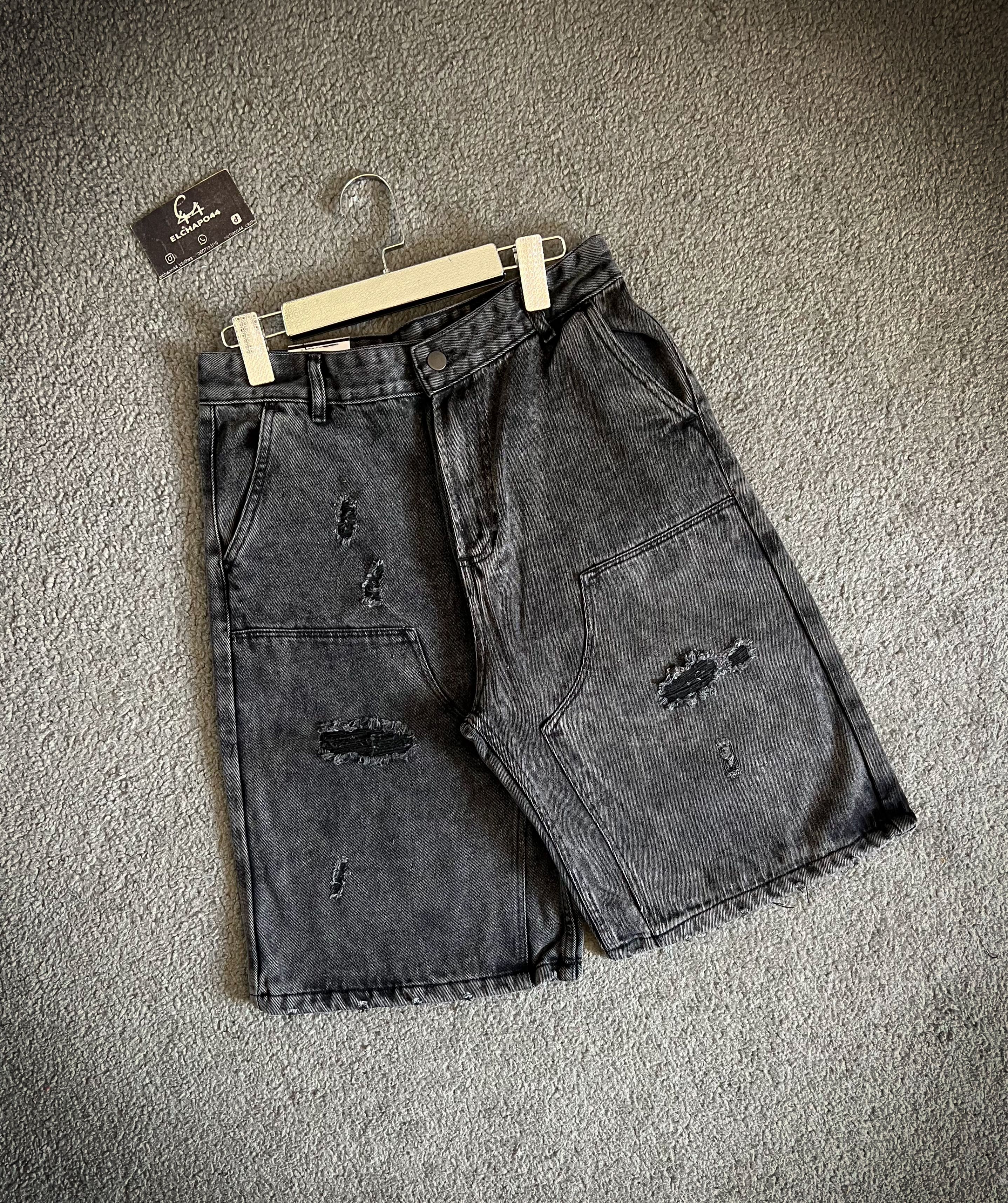 short jean ballon