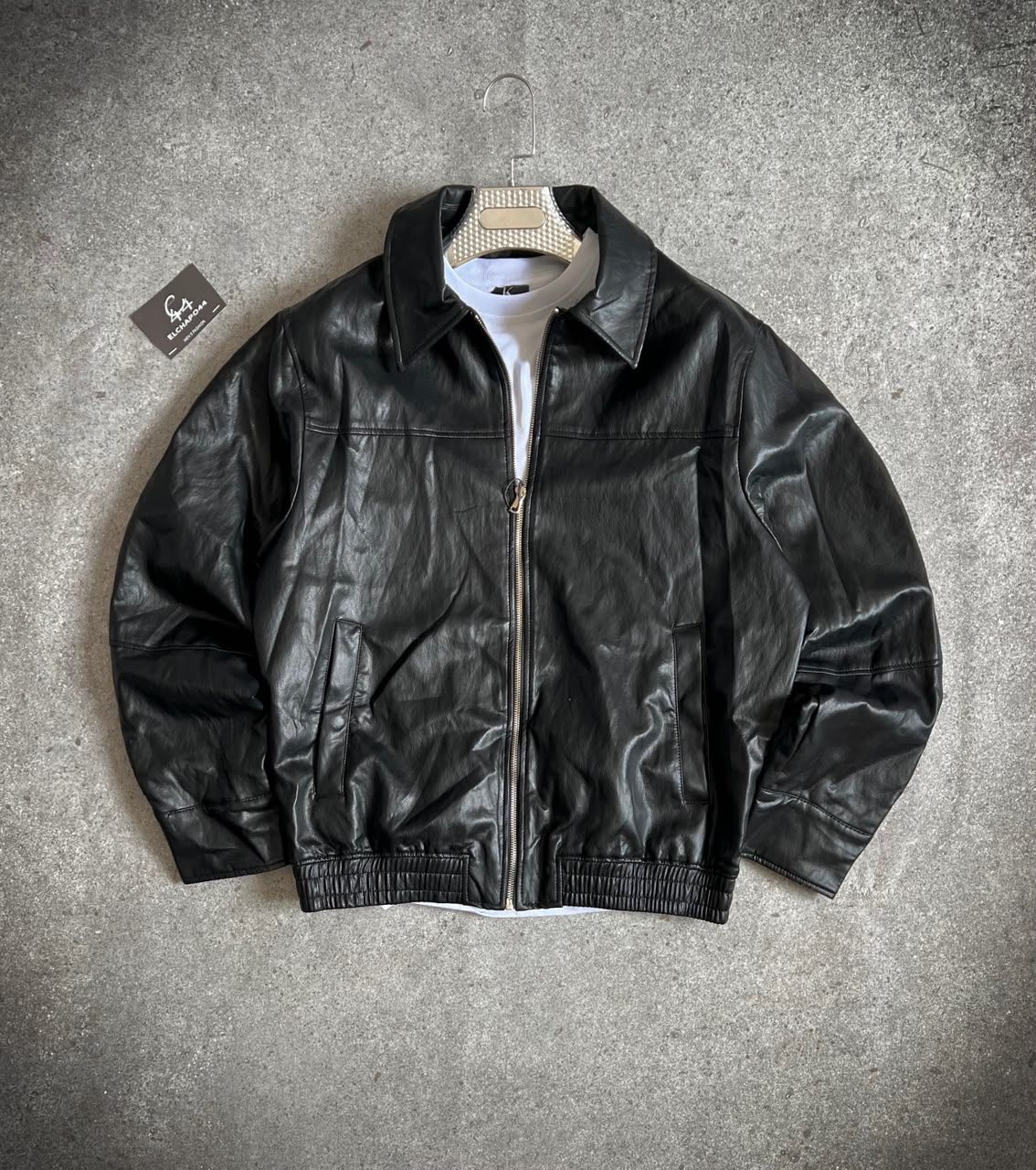lether jacket sky