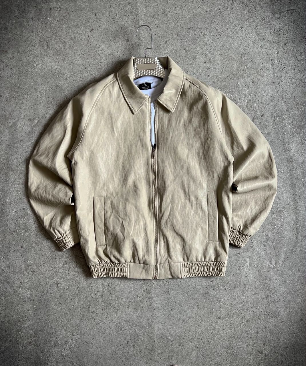 lether jacket sky