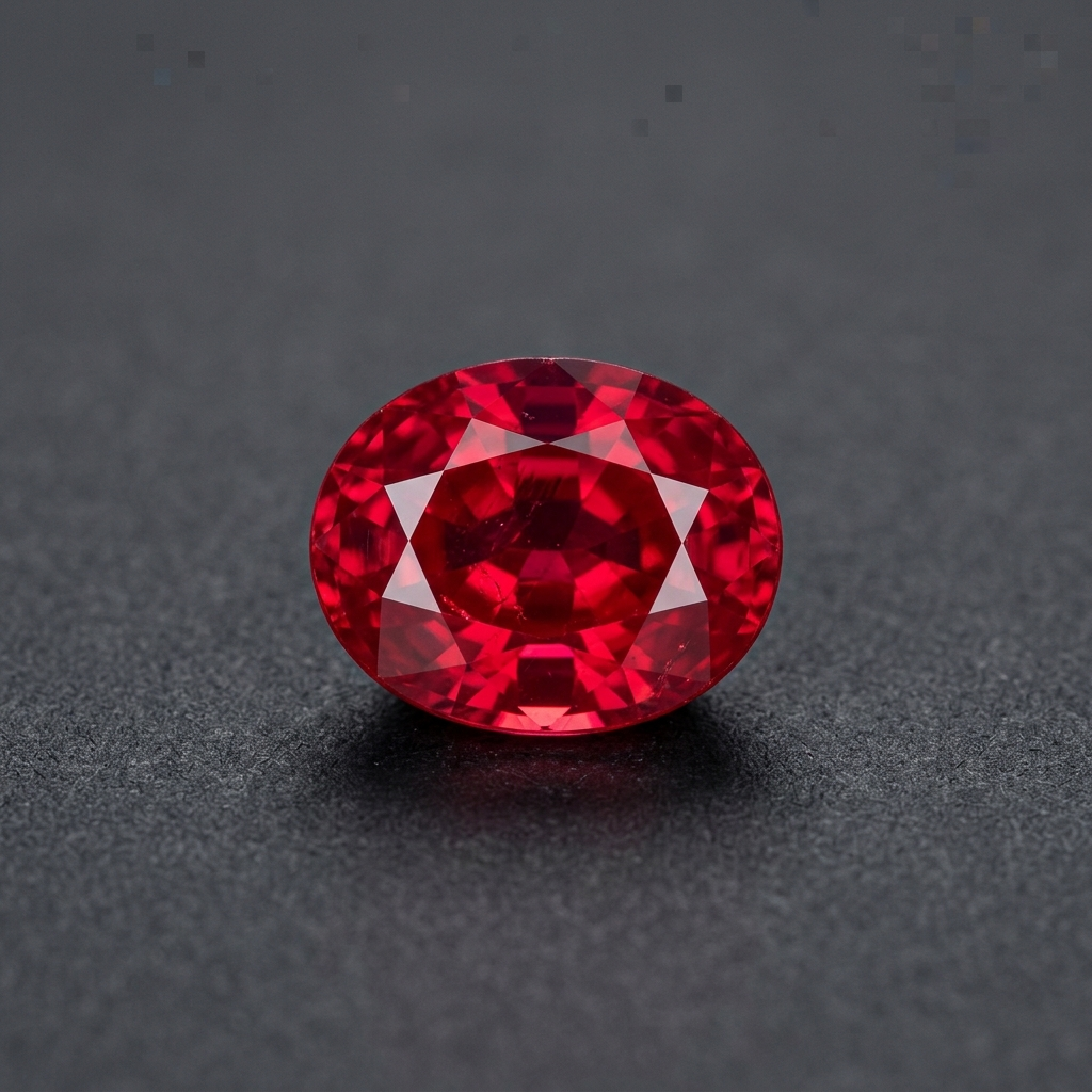 Pigeon Blood Ruby - 3.50ct Oval Brilliant - view 1