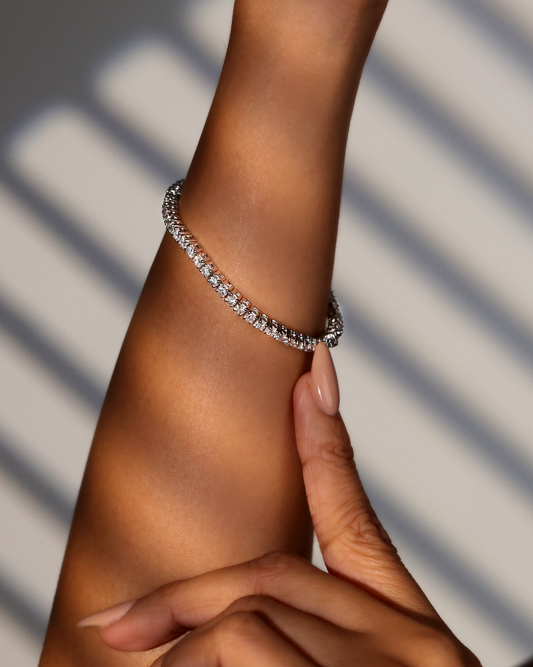 Round Diamond Tennis Bracelet - view 1