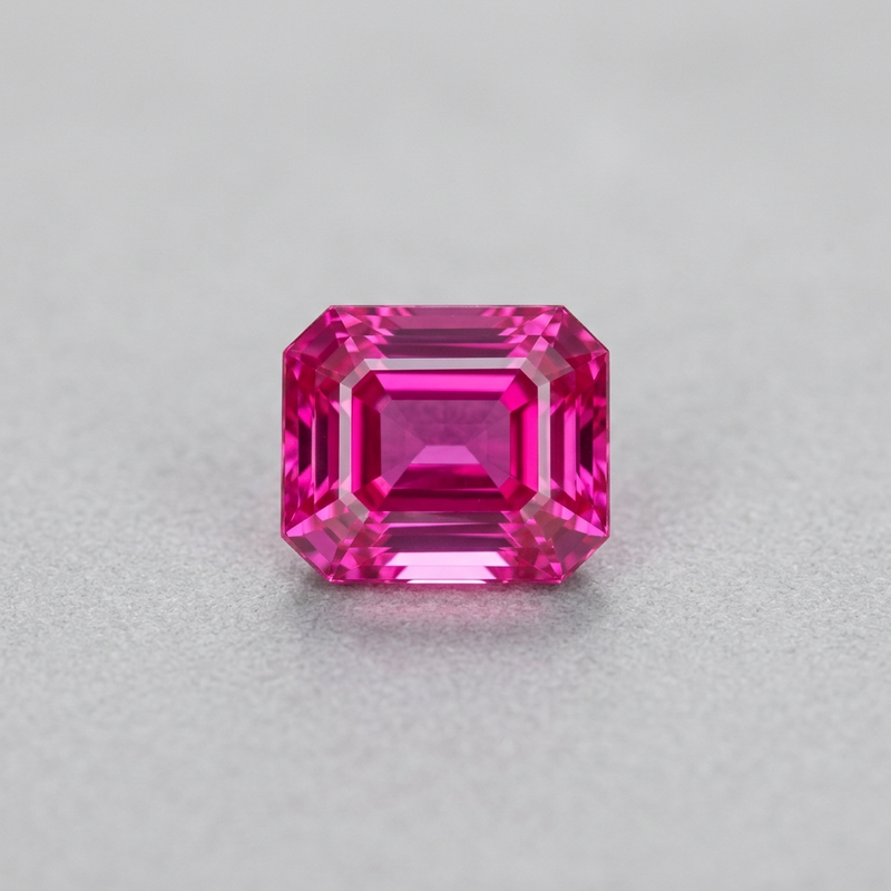 Ceylon Vivid Pink Sapphire - 3.60ct Radiant Cut