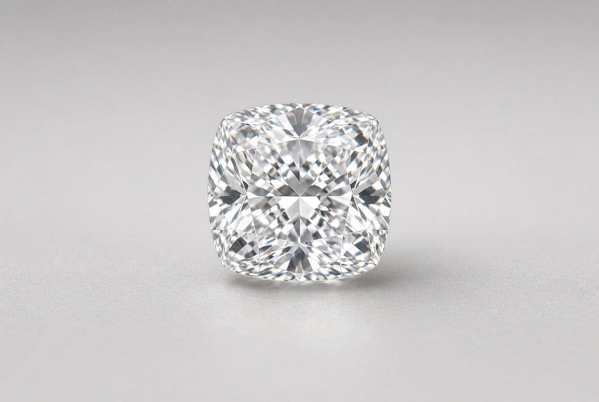 Cushion-Cut Diamond - 3.02ct (VS2) - view 1