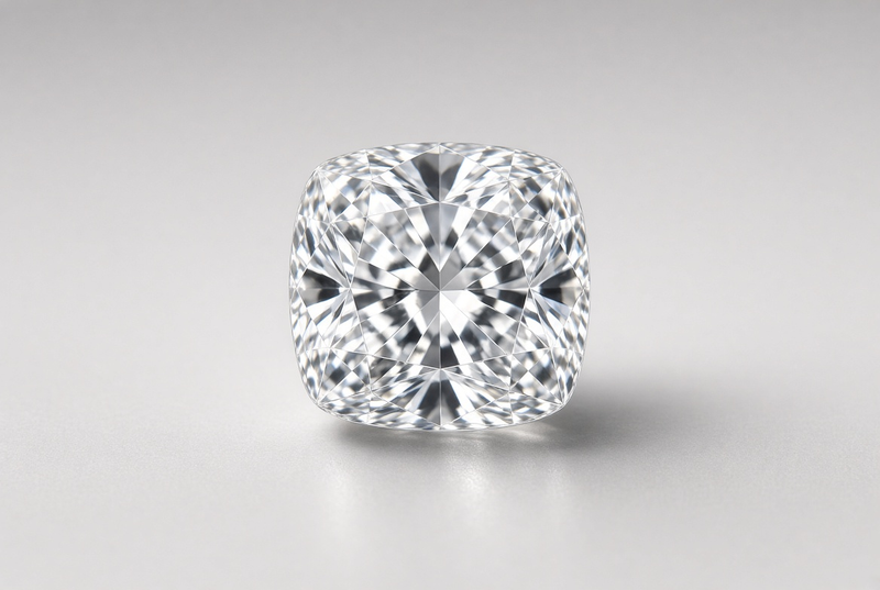Ceylon White Sapphire - 4.20ct Cushion Cut