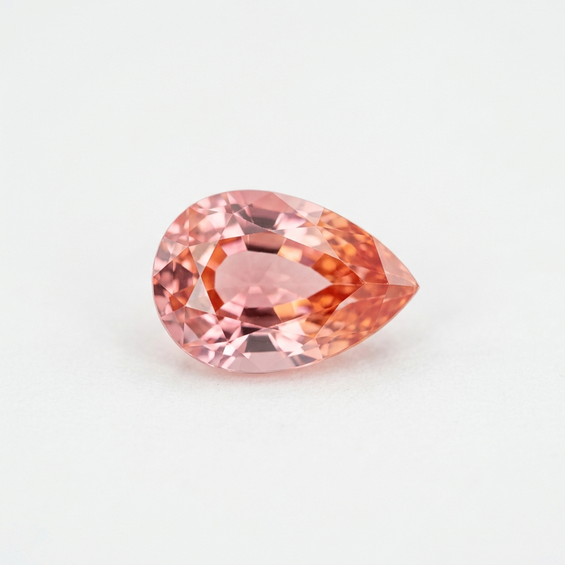 Ceylon Padparadscha Sapphire - 4.50ct Pear Cut
