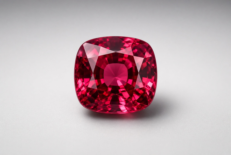 Ceylon Vivid Red Spinel - 3.92ct Cushion Cut