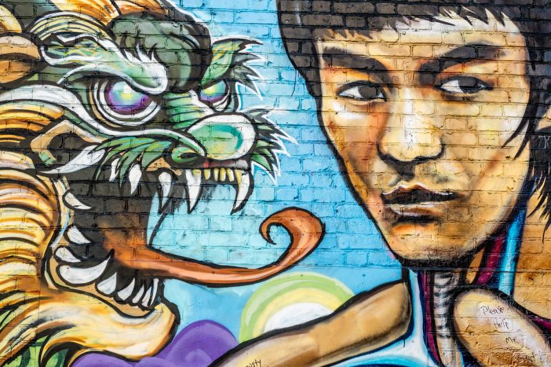 Mural in Chinatown