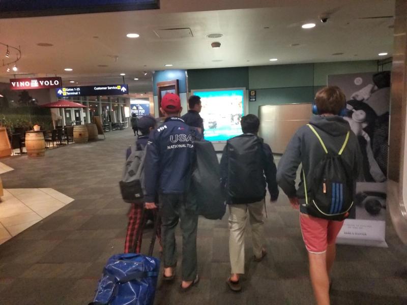 Our little 29'er team flying out of San Diego