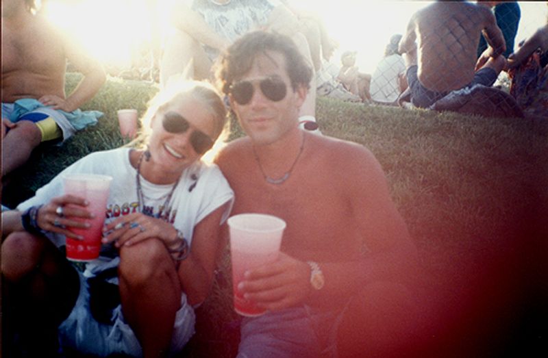 Pat and Sarah Byrnes at a Dead show. Kansas City 1990?