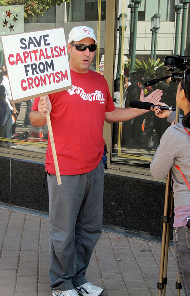 Yours truly at Occupy Oakland