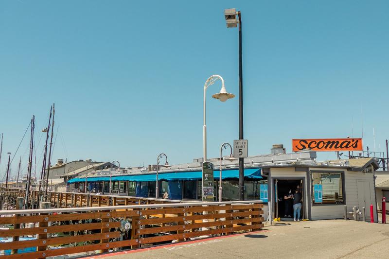 Scomas on the wharf