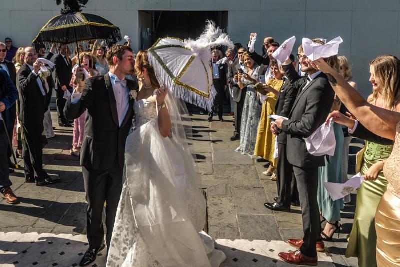 Married at St. Louis Cathedral. 