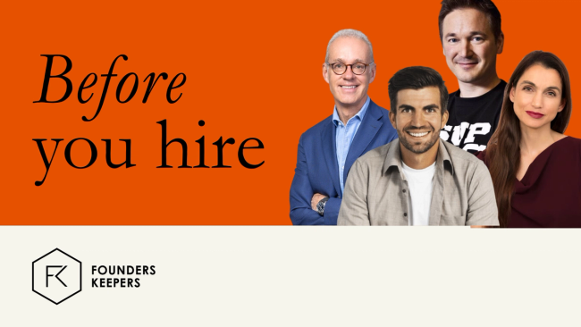 Founders Keepers - Before you hire report