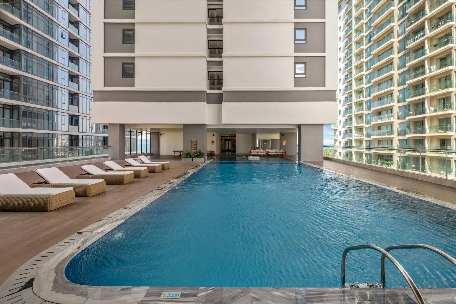 Aether Apartments pool