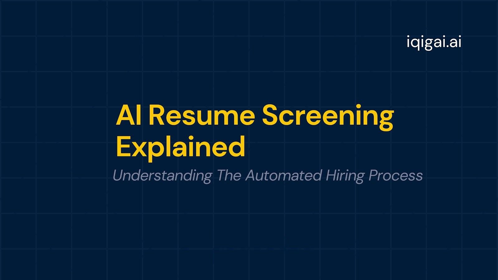 AI Resume Screening Explained: What Actually Happens After You Click Apply