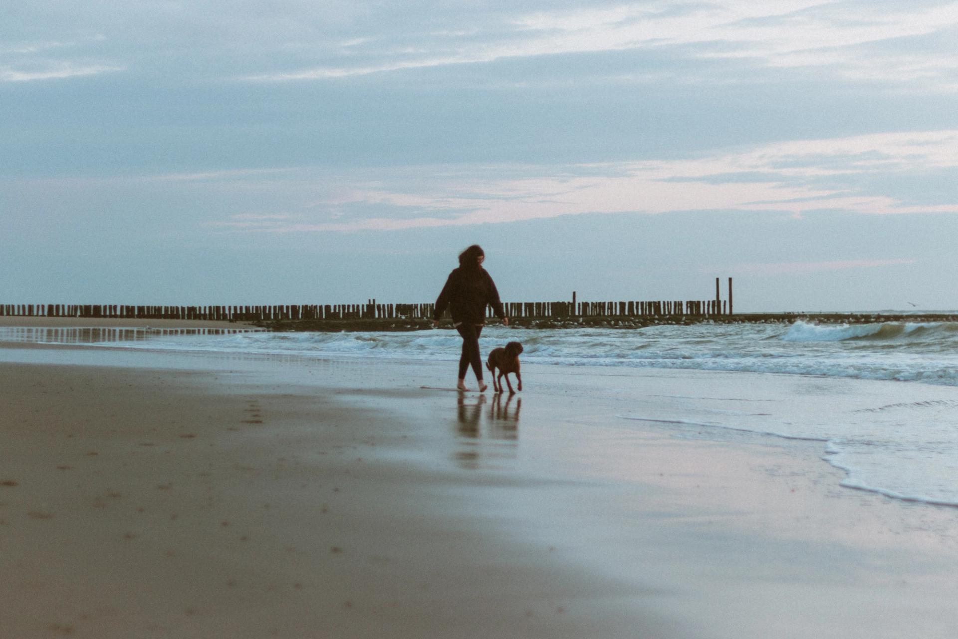 Laura und Martin am Strand