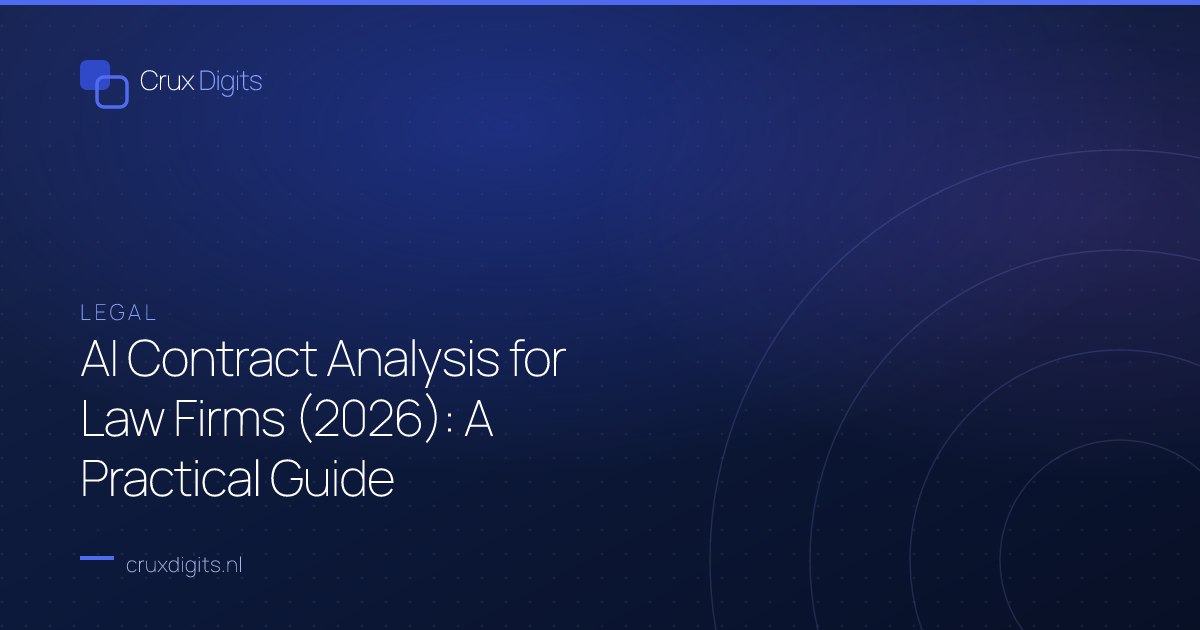 AI Contract Analysis Software for Law Firms (2026) | Crux Digits