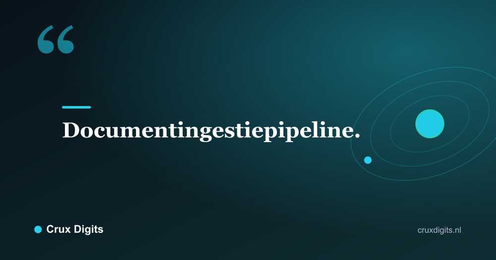 Citaat: Documentingestiepipeline. - Crux Digits
