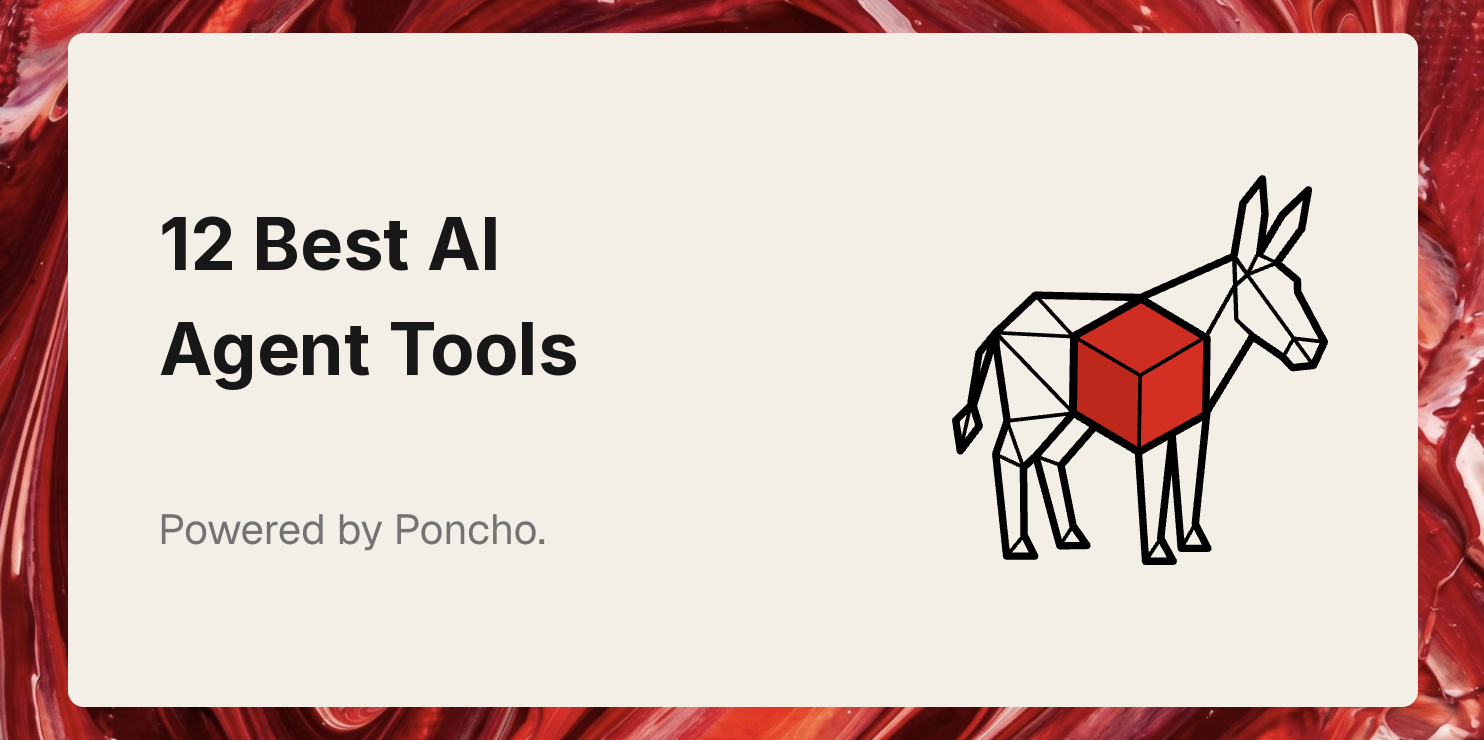 12 best ai agent tool header image