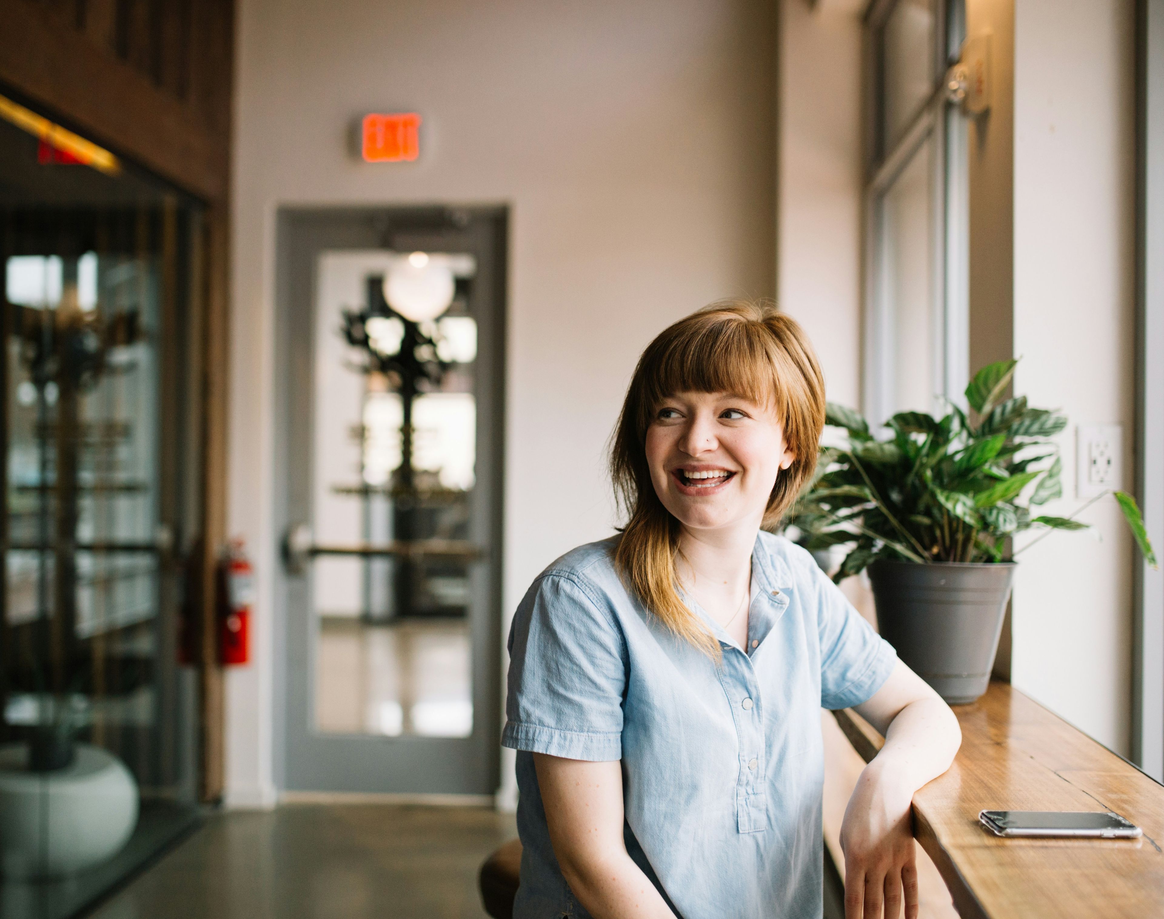 Woman Smiling