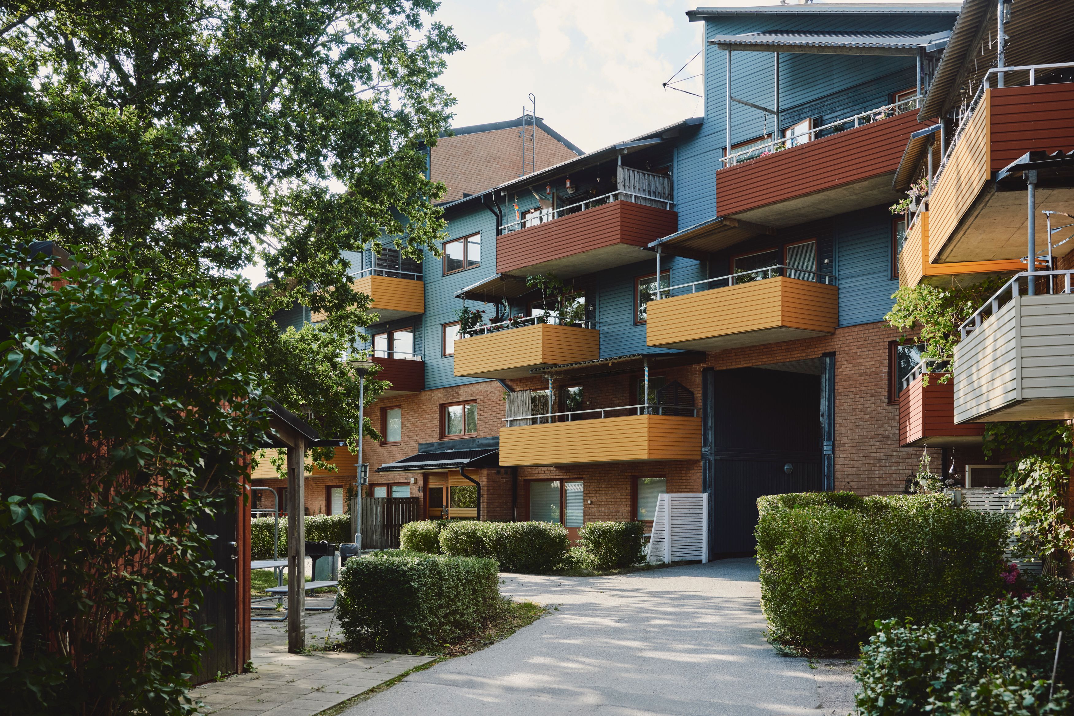 Bostadsområdet Ekuddsvägen.