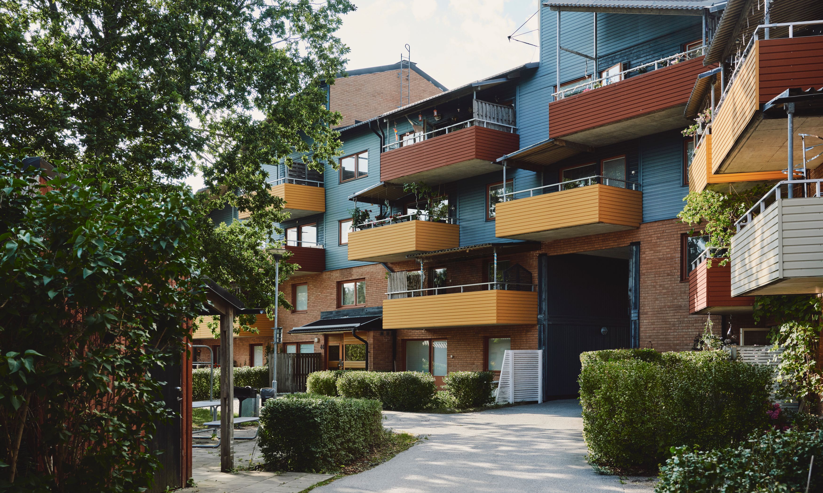 Bostadsområdet Ekuddsvägen.