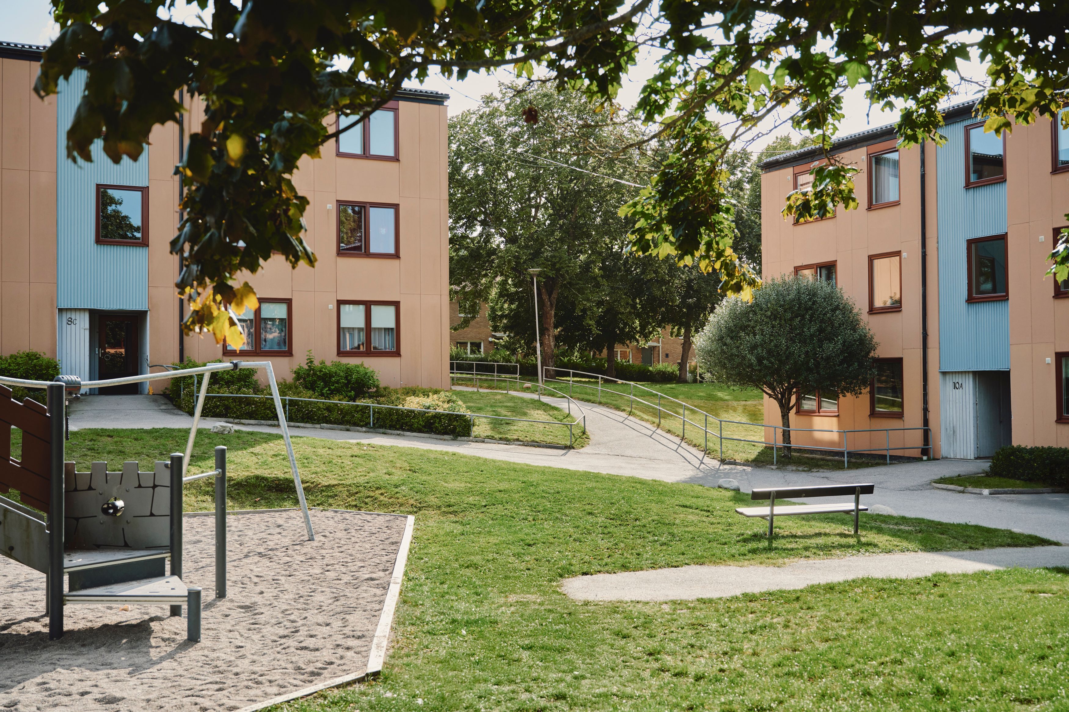 Bostadsområdet Ekebyhovsvägen.