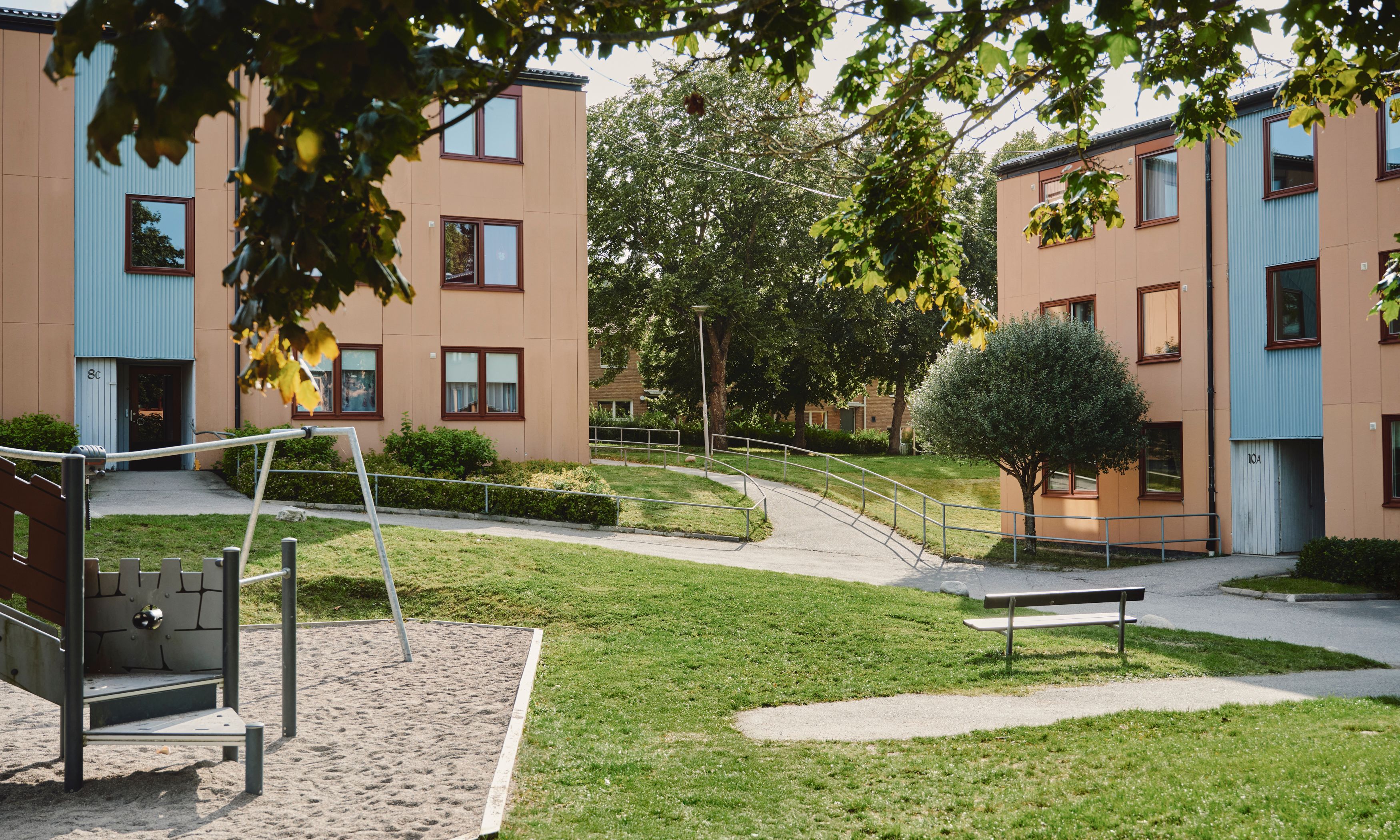 Bostadsområdet Ekebyhovsvägen.