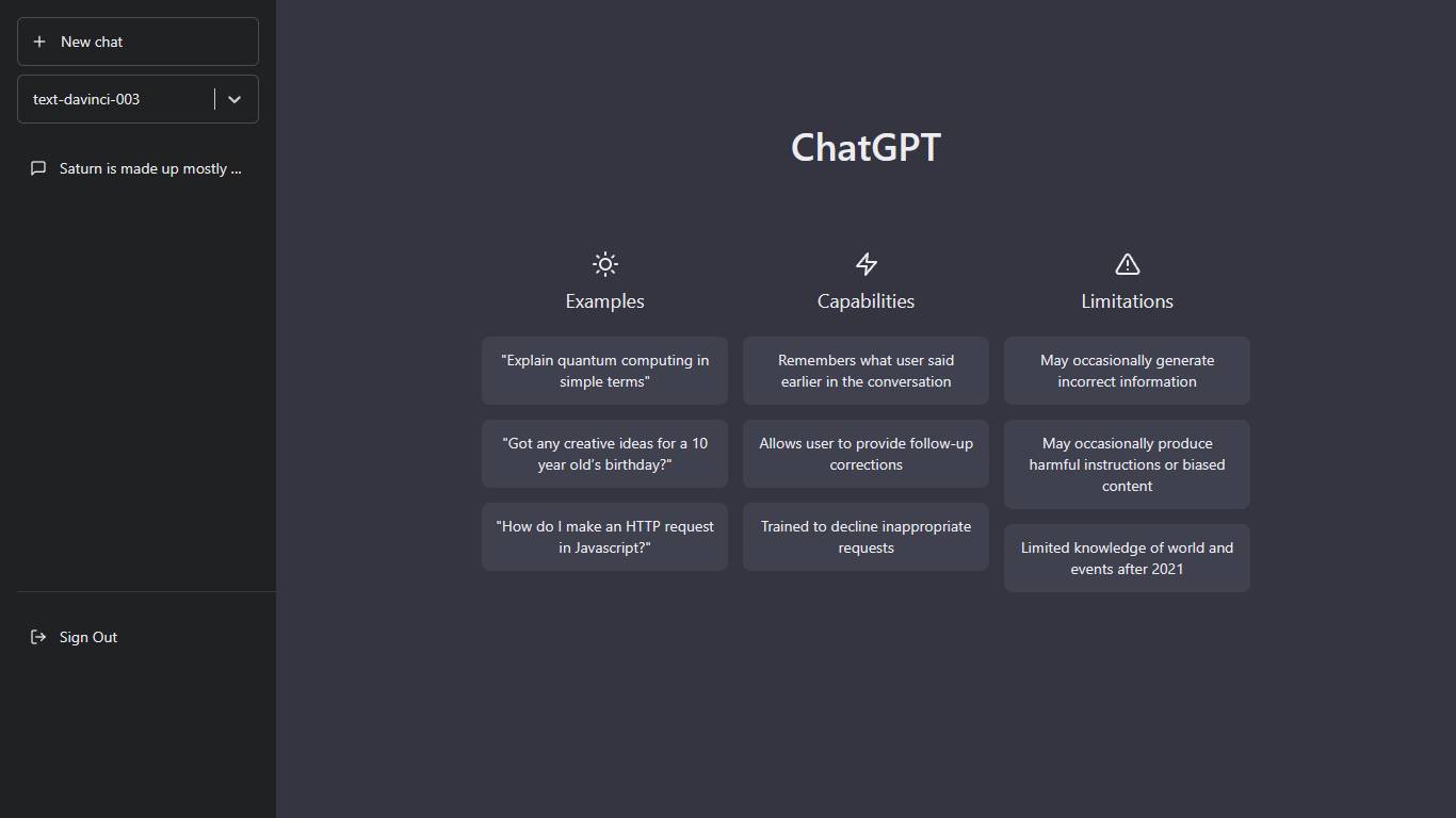 ChatGPT Clone