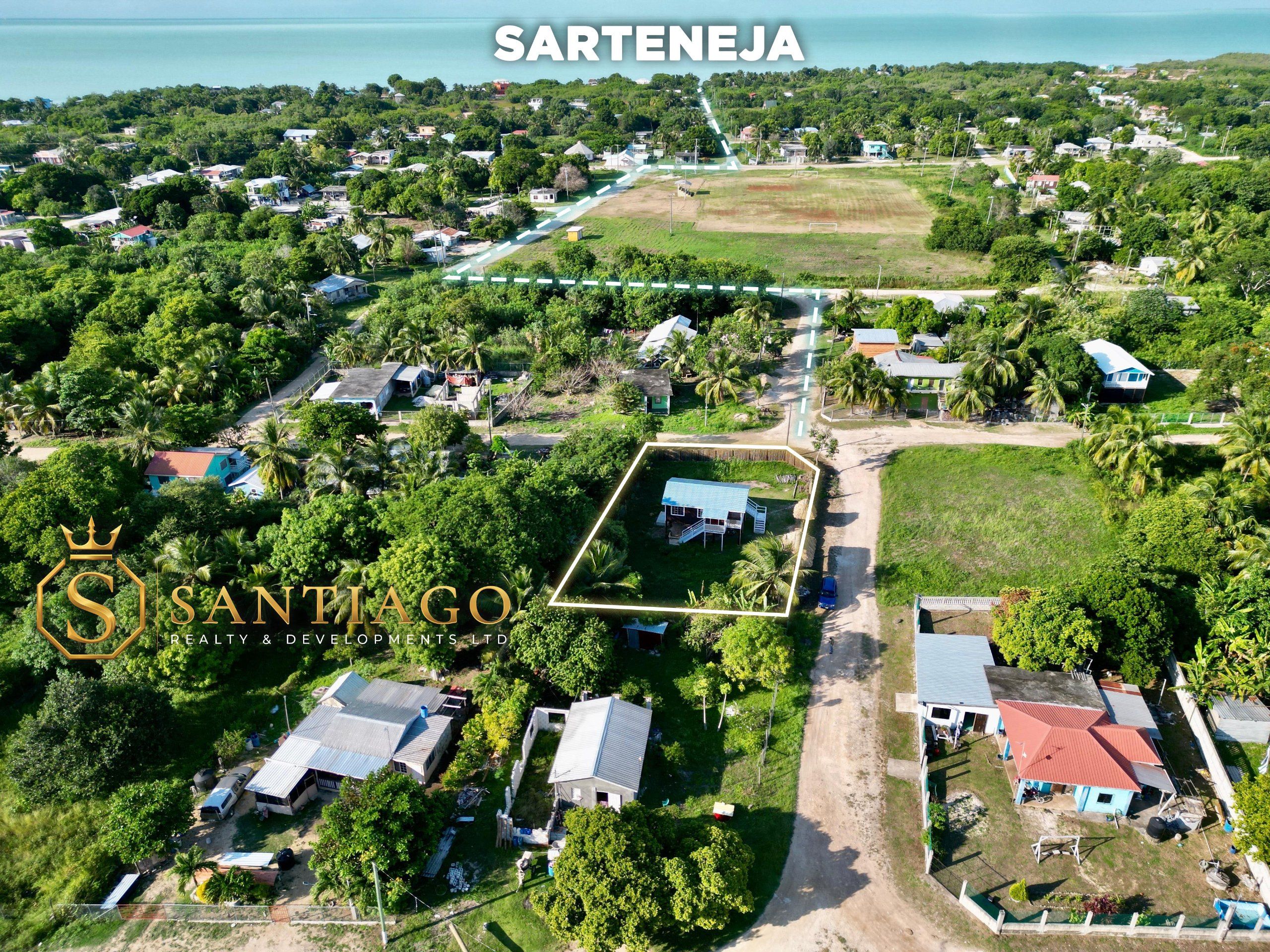 Belize Turnkey House for Sale in Sarteneja – New 2BR Home on Large Corner Lot — Land/Lot in Sarteneja