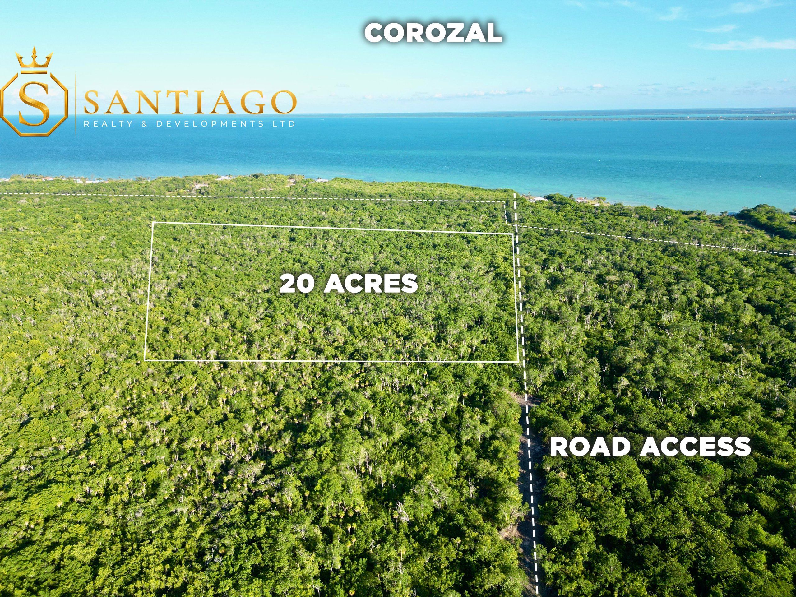20 Acres of Land for Sale in Corozal, Belize | Highland Property Near Sea & Corozal Town — Land/Lot in Corozal