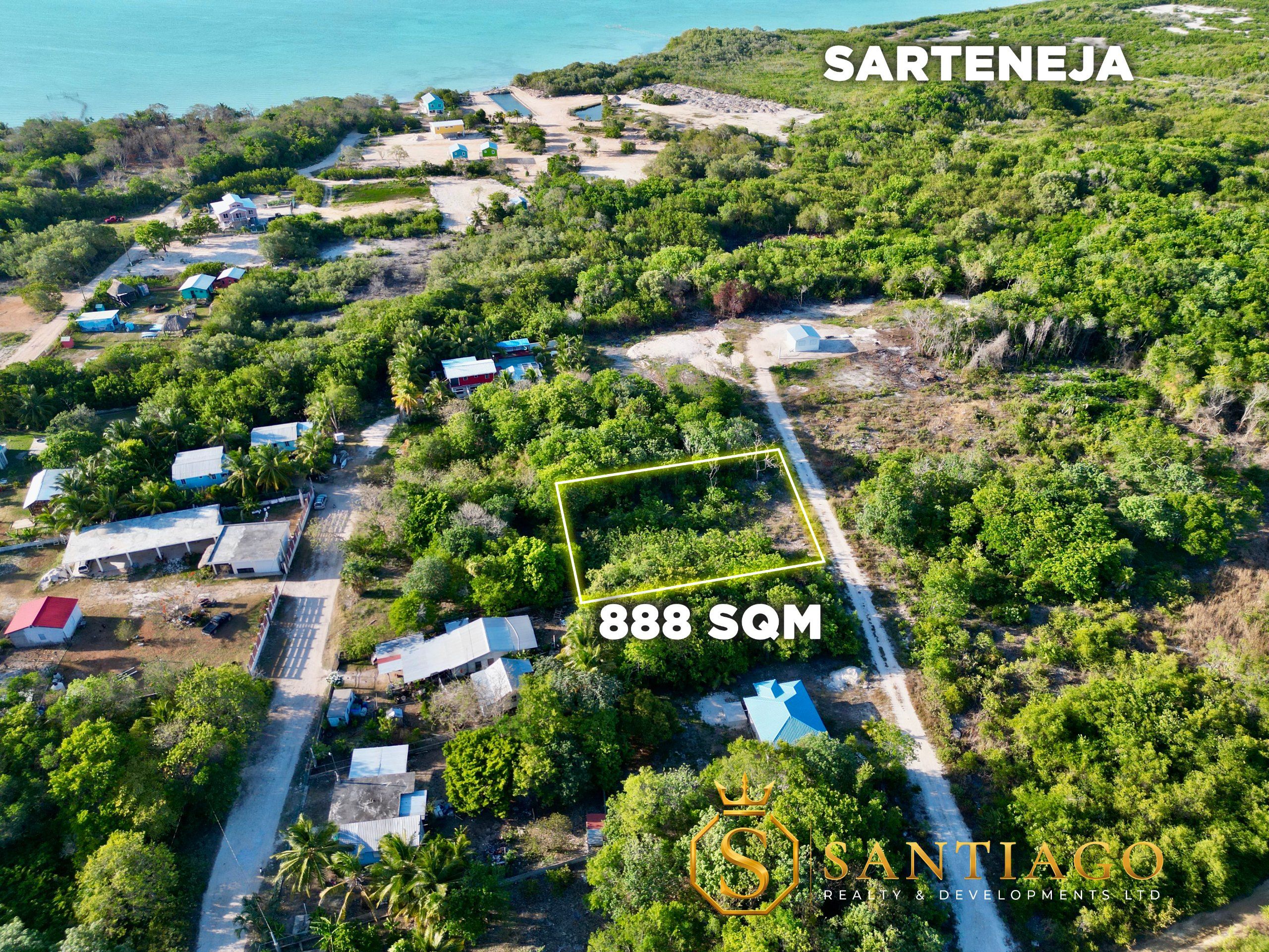 Sarteneja Belize Land for Sale – 888 Sq Meter Lot, 2 Blocks from Beach, Fee Simple Title — Land/Lot in Sarteneja