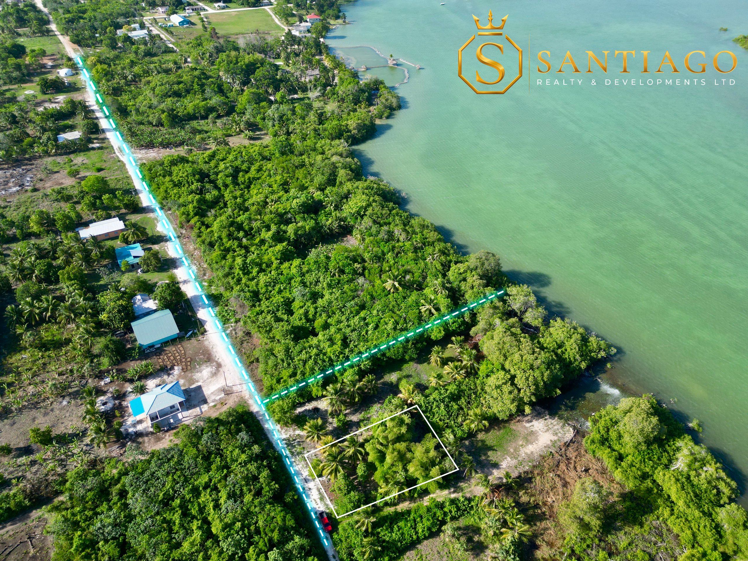 Lagoon View Land for Sale in Copper Bank Village, Corozal, Belize – 668 Sq. Meter Ready-to-Build Lot — Land/Lot in Corozal