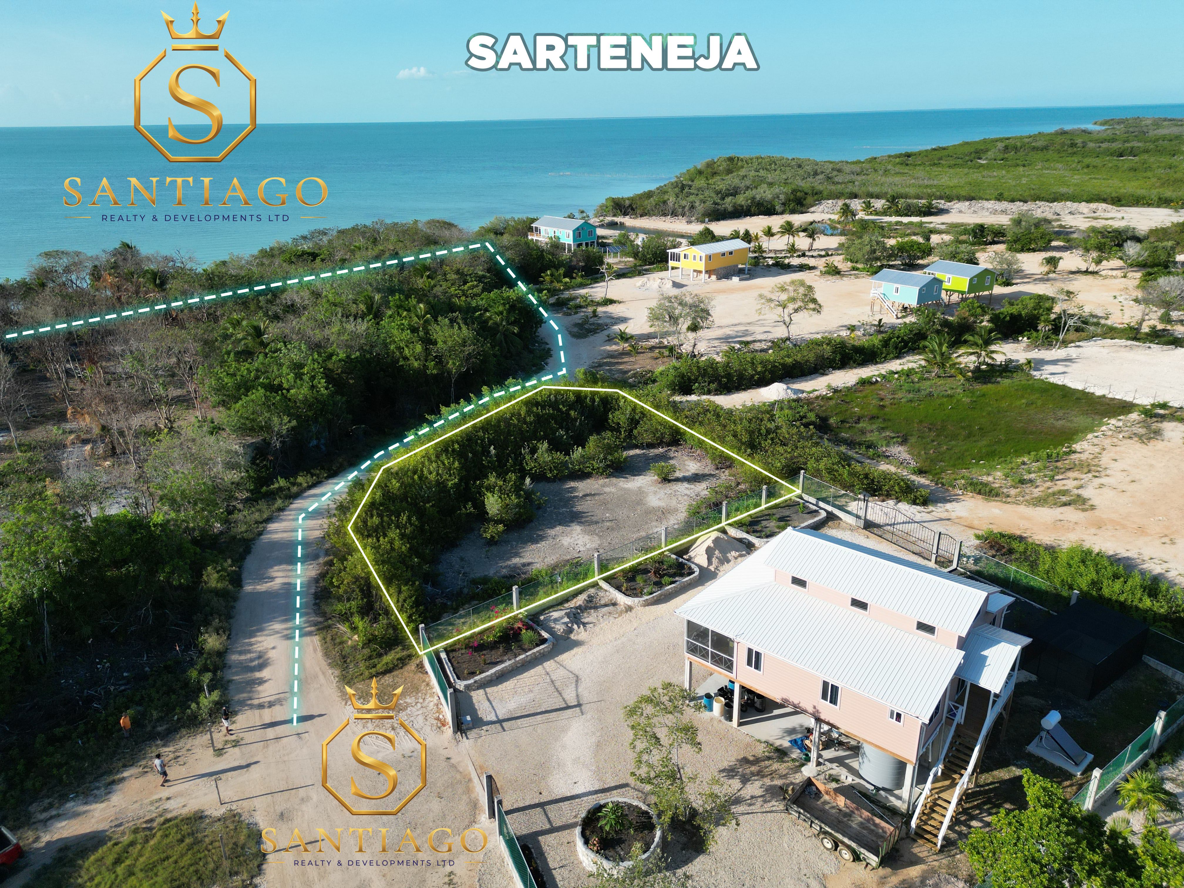 Prime Sea View Land in Sarteneja – Corner Lot, Utilities Available, Walk to Sea — Land/Lot in Sarteneja