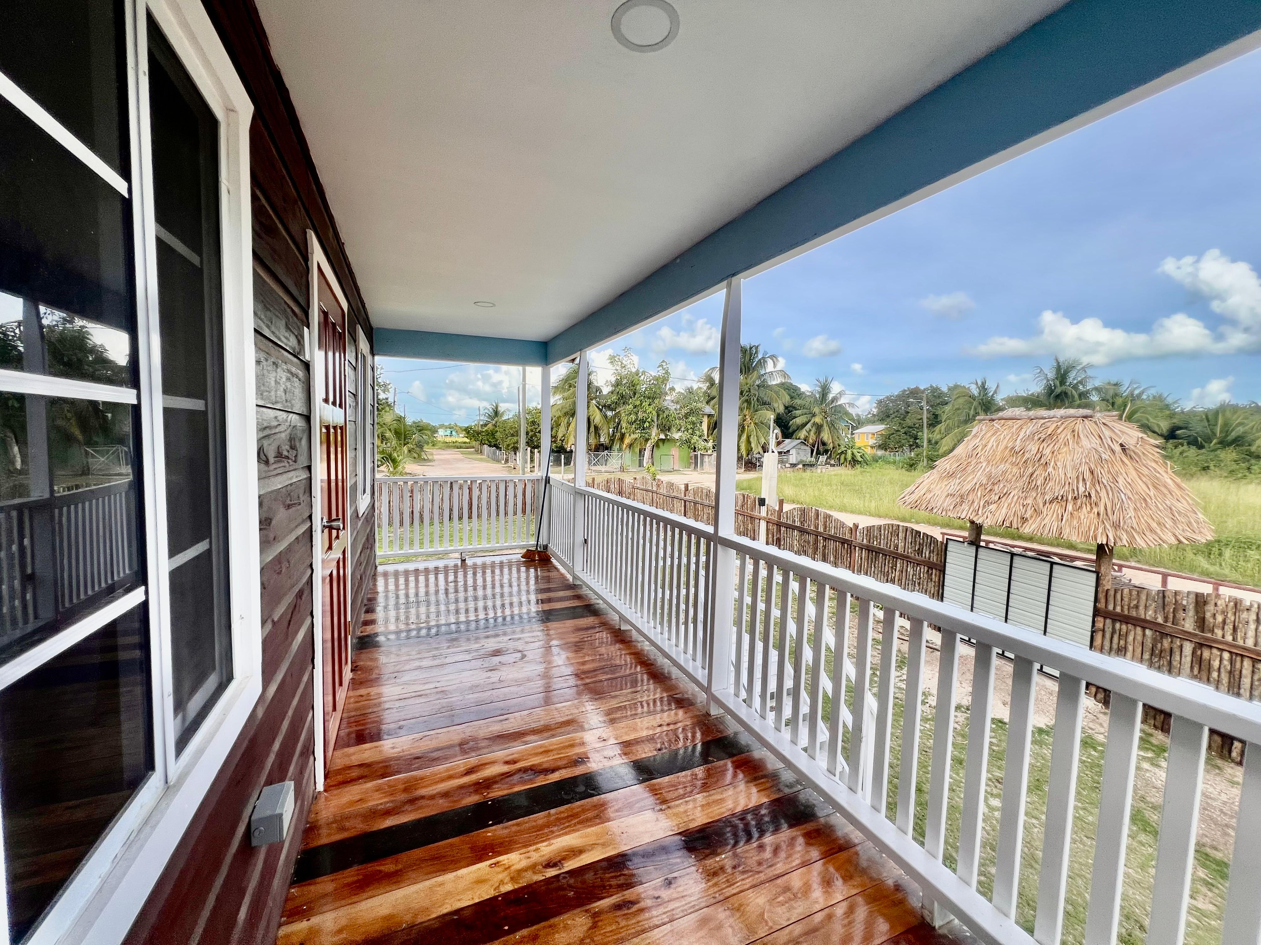 Belize Turnkey House for Sale in Sarteneja – New 2BR Home on Large Corner Lot — view 3