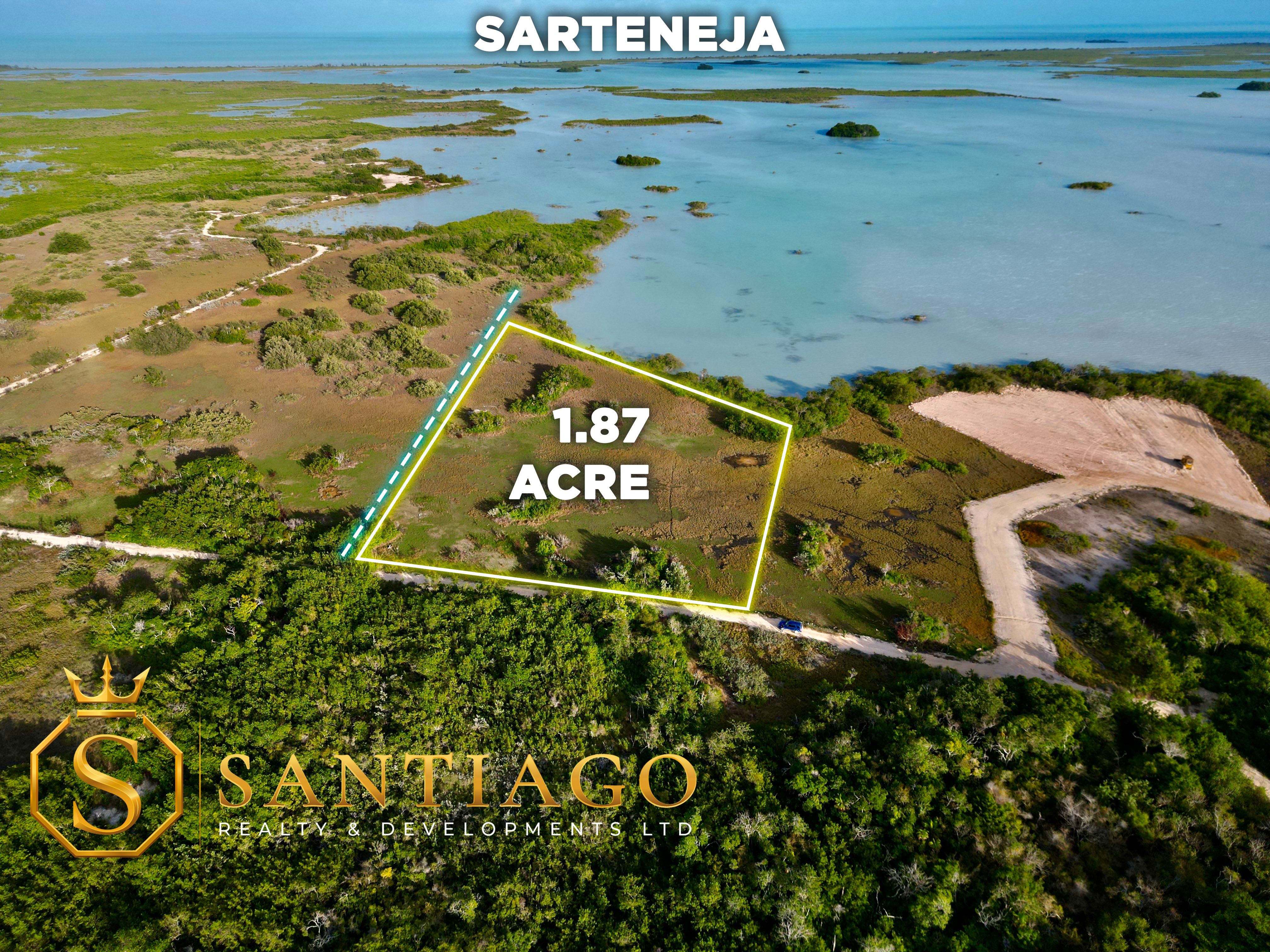 1.87 Acre Waterfront Property in Sarteneja Belize – Road Access, Lagoon Views & Sea Cana — Land/Lot in Sarteneja