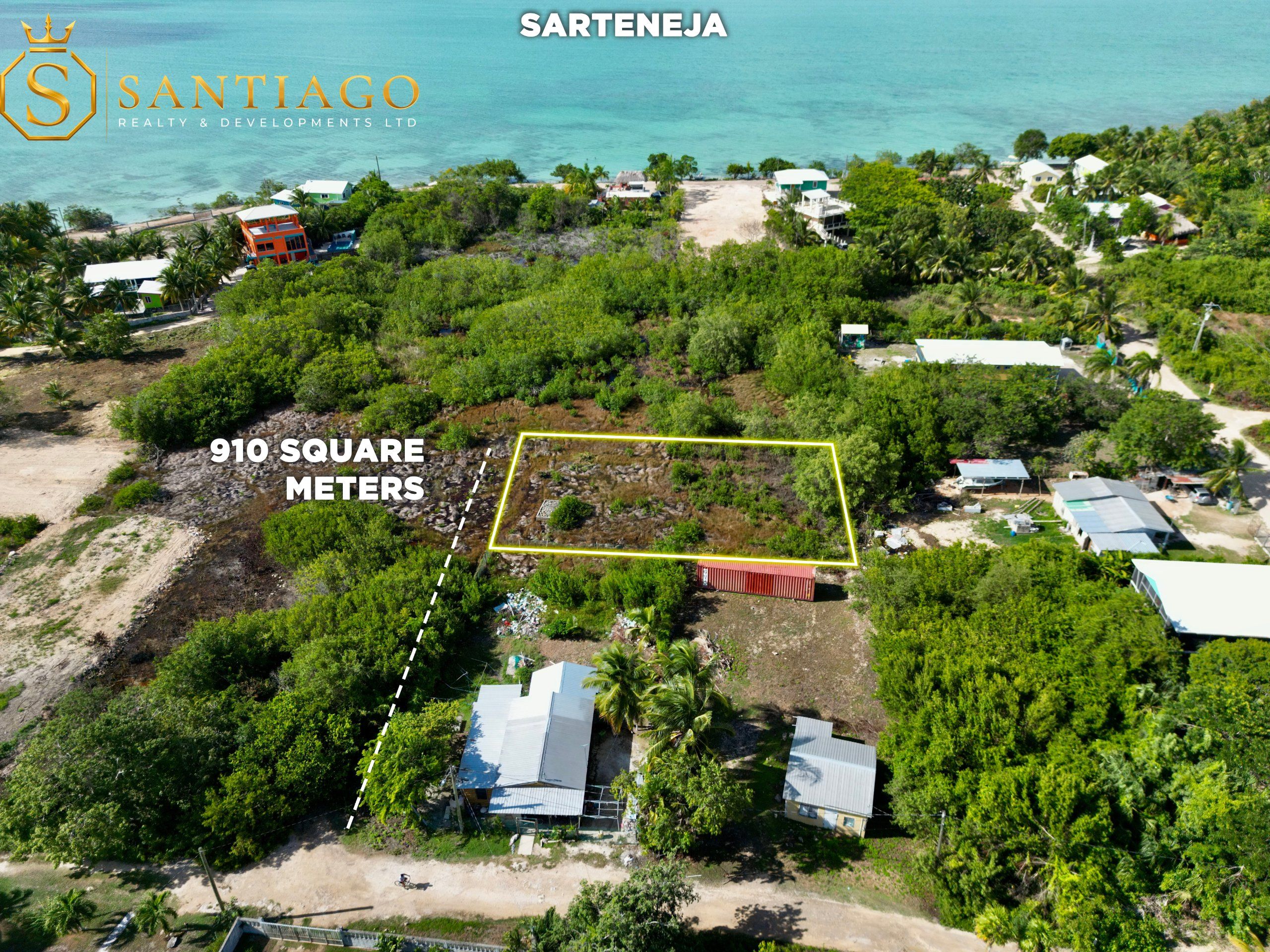 910 SQM Sea View Lot for Sale in Sarteneja, Corozal Belize | Near Beach — Land/Lot in Sarteneja