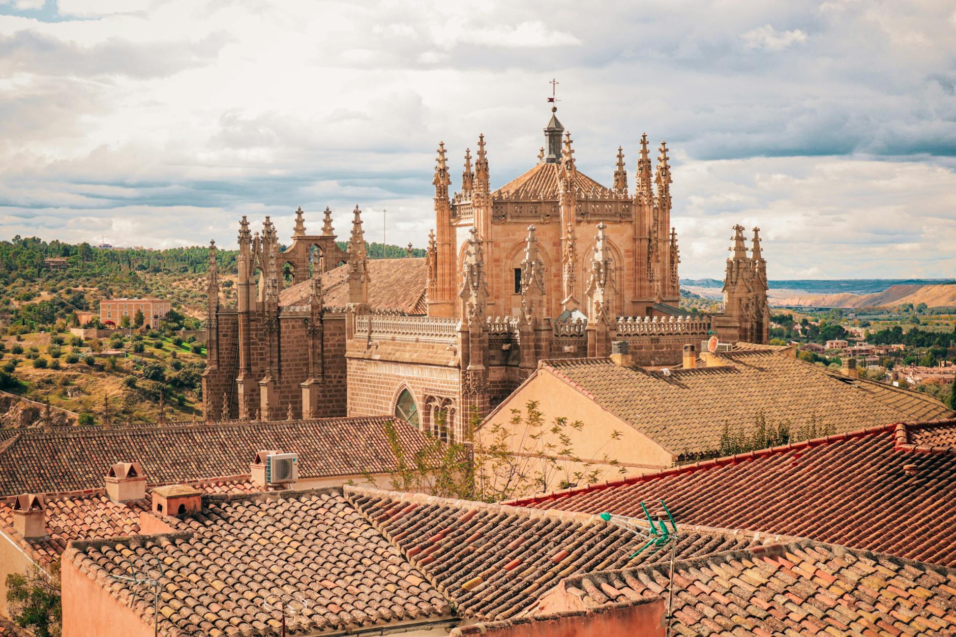 Explore the stunning Gothic architecture in Toledo, Spain, capturing the essence of European history.
